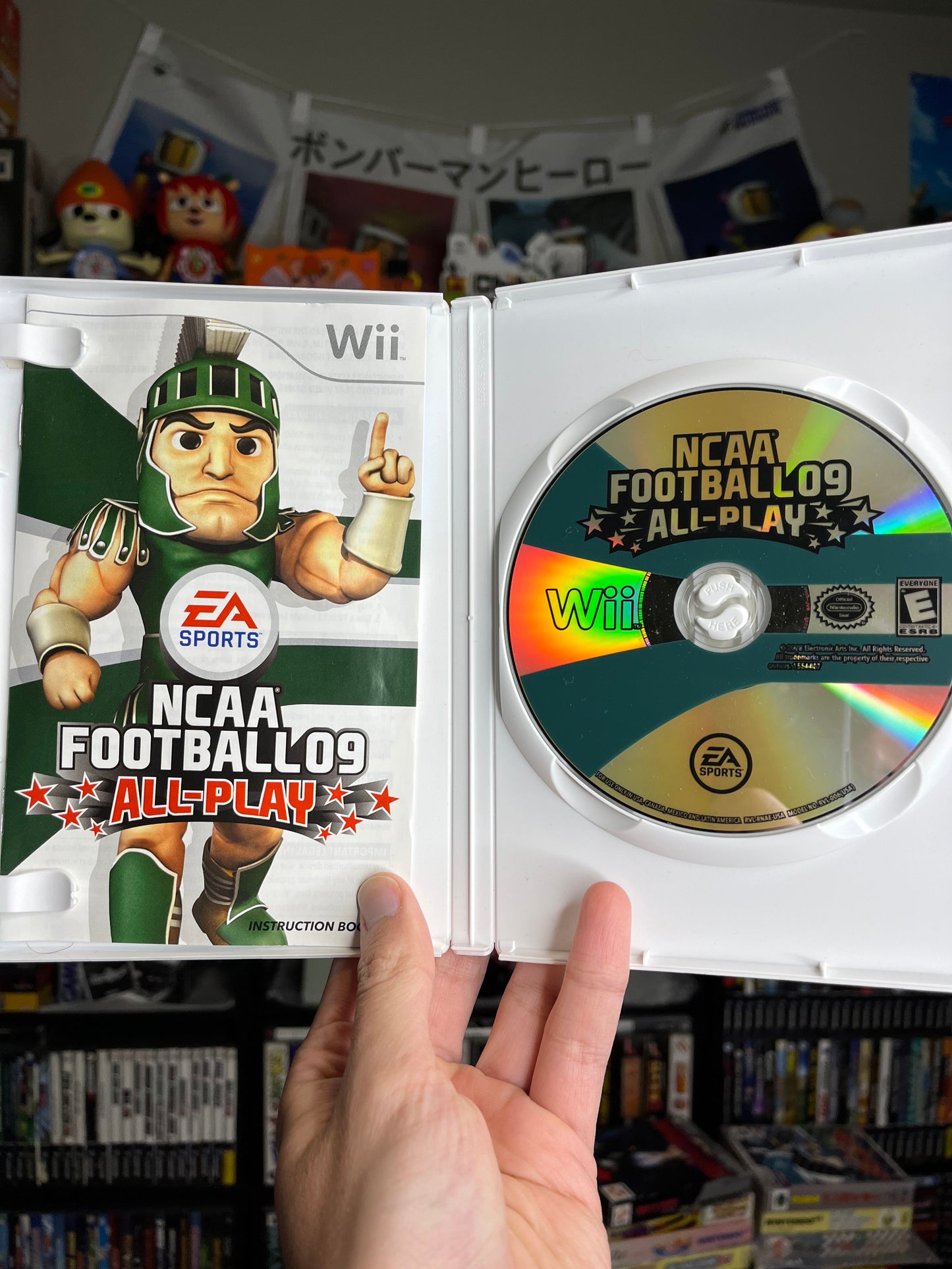 NCAA Football 09 All-Play Wii CIB