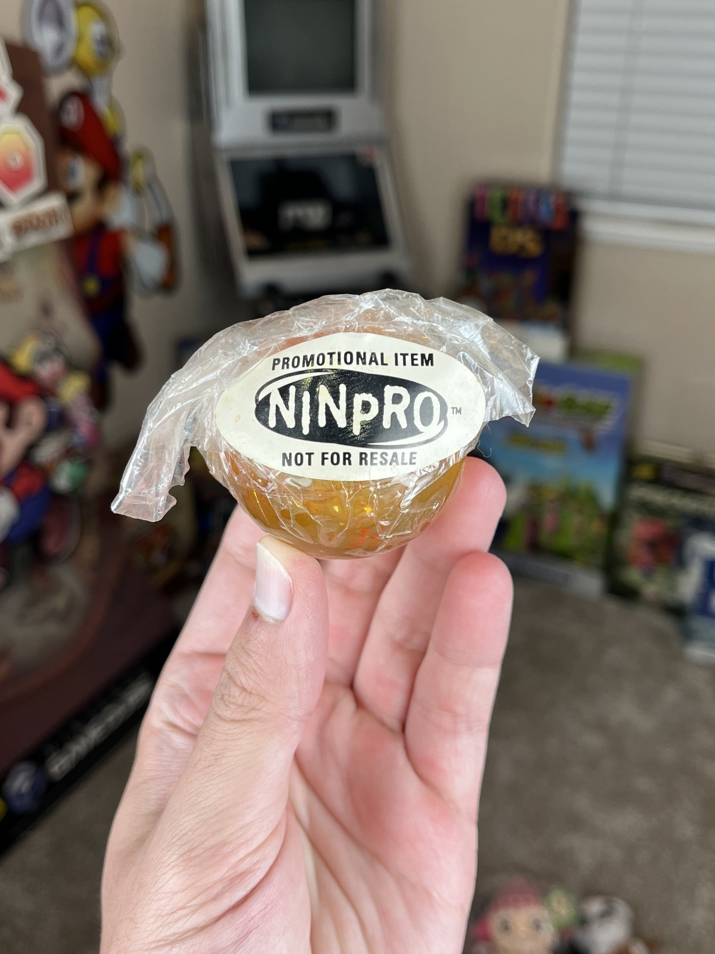 Nintendo Ninpro Promotional Light Up Bouncy Ball Sealed