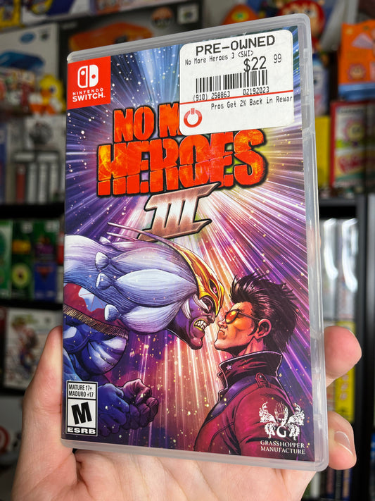 No More Heroes 3 Nintendo Switch CIB