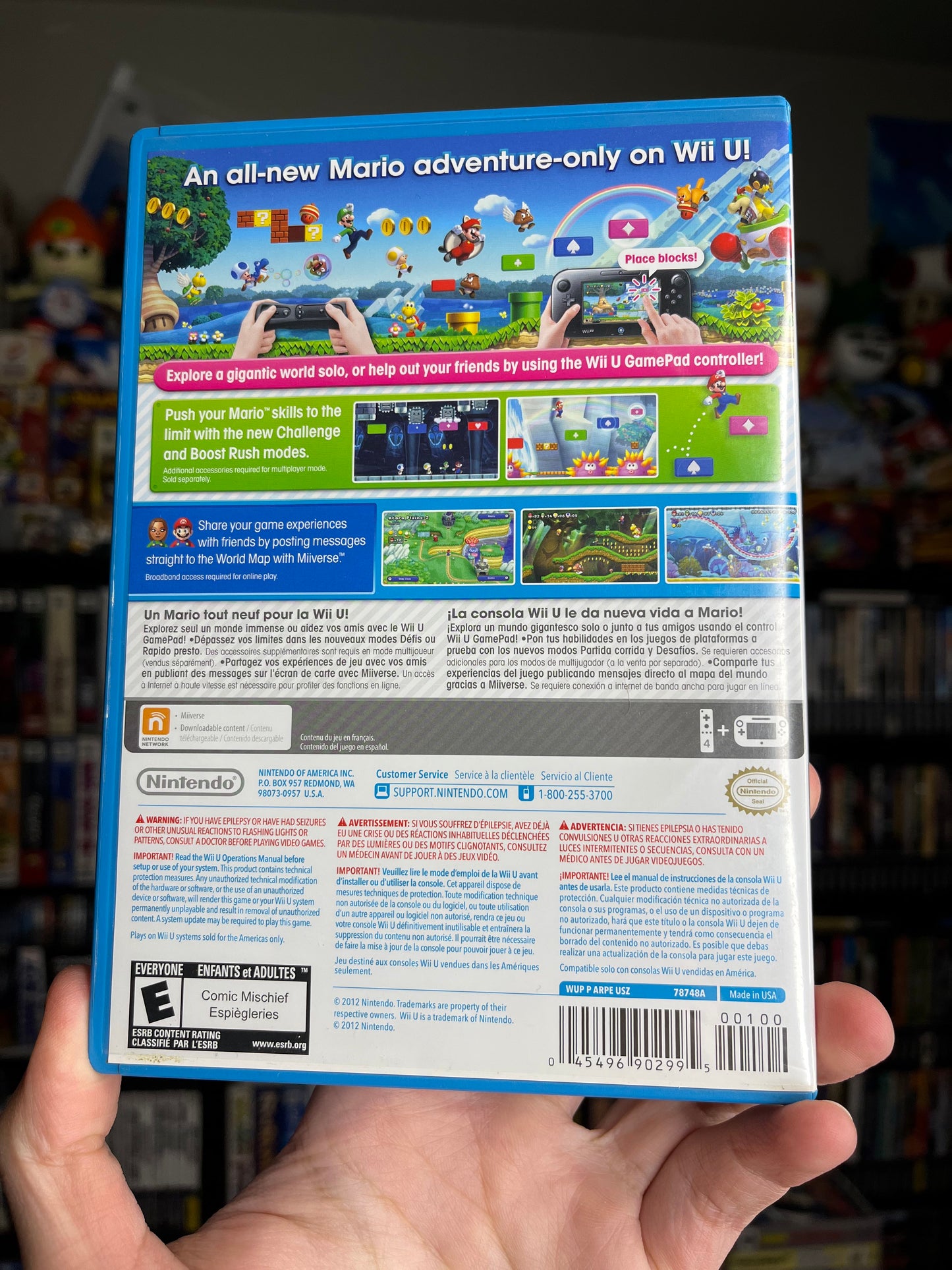 New Super Mario Bros. U Wii U CIB