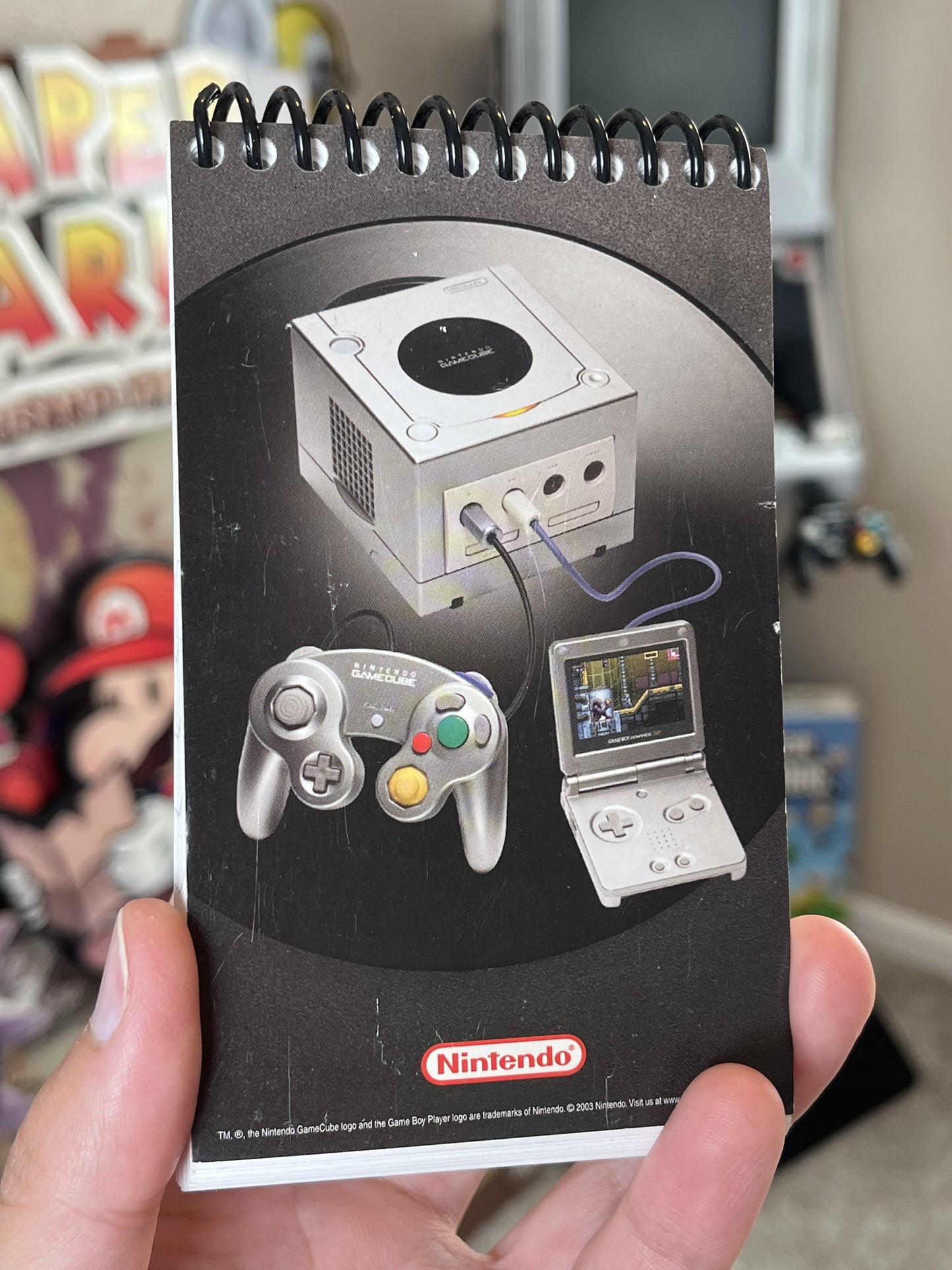 GameCube Gameboy Player Promotional Mini Notepad