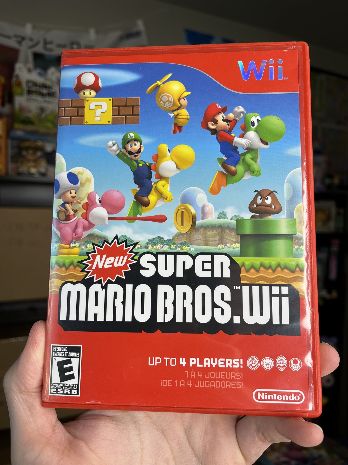 New Super Mario Bros. Wii CIB Clean