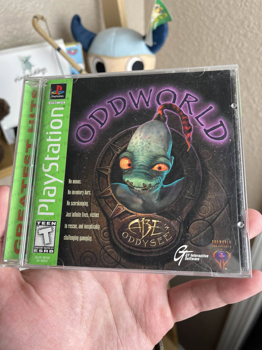 Oddworld Abe's Oddysey PS1 CIB