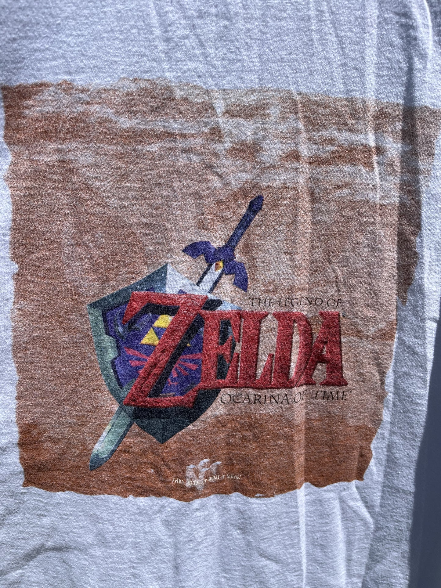 Zelda Ocarina of Time N64 Promo Shirt CLEAN XL