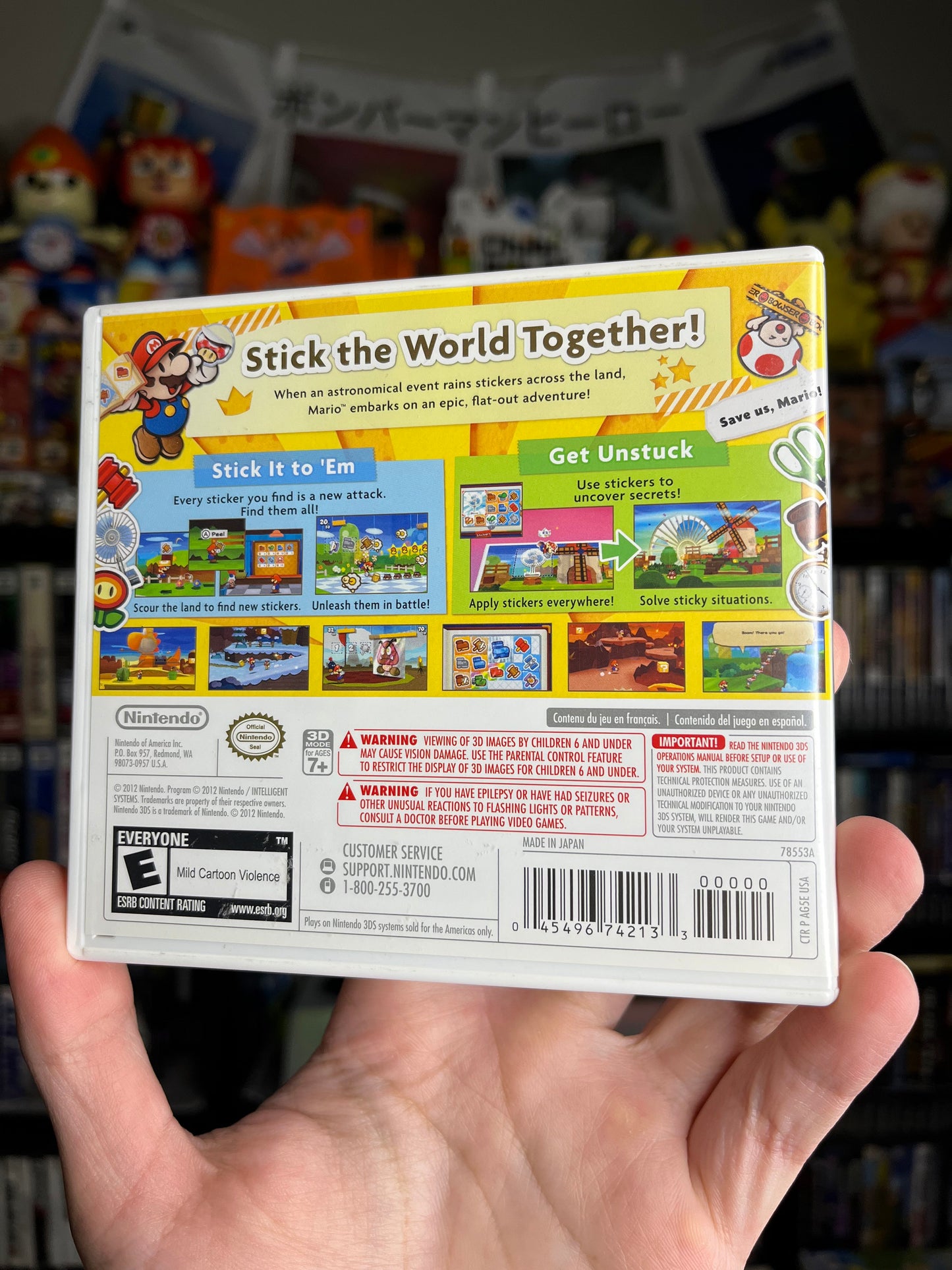 Paper Mario Sticker Star 3DS CIB