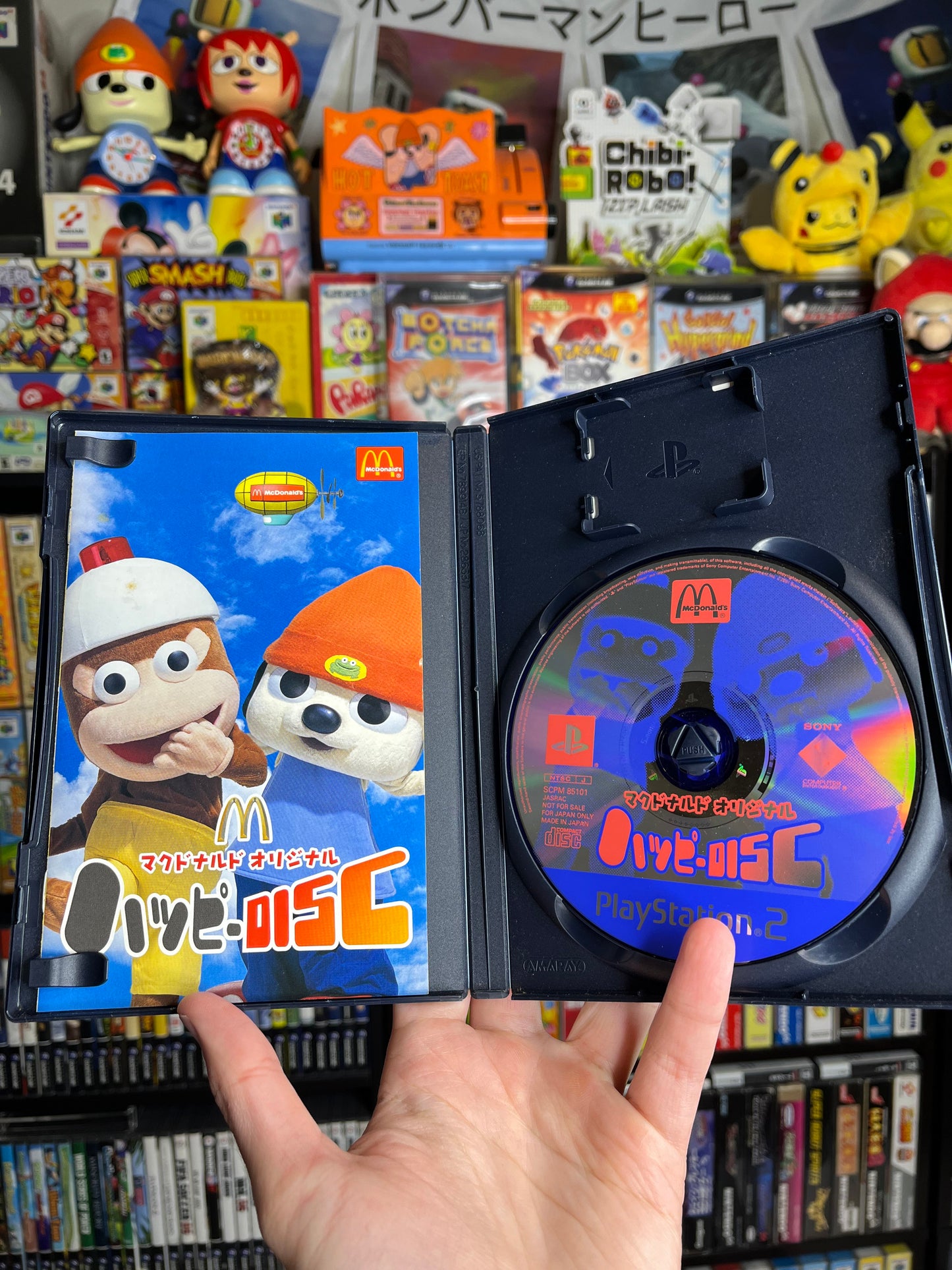 Japanese McDonald's Ape Escape/Parappa the Rapper PS2 Promo Disc