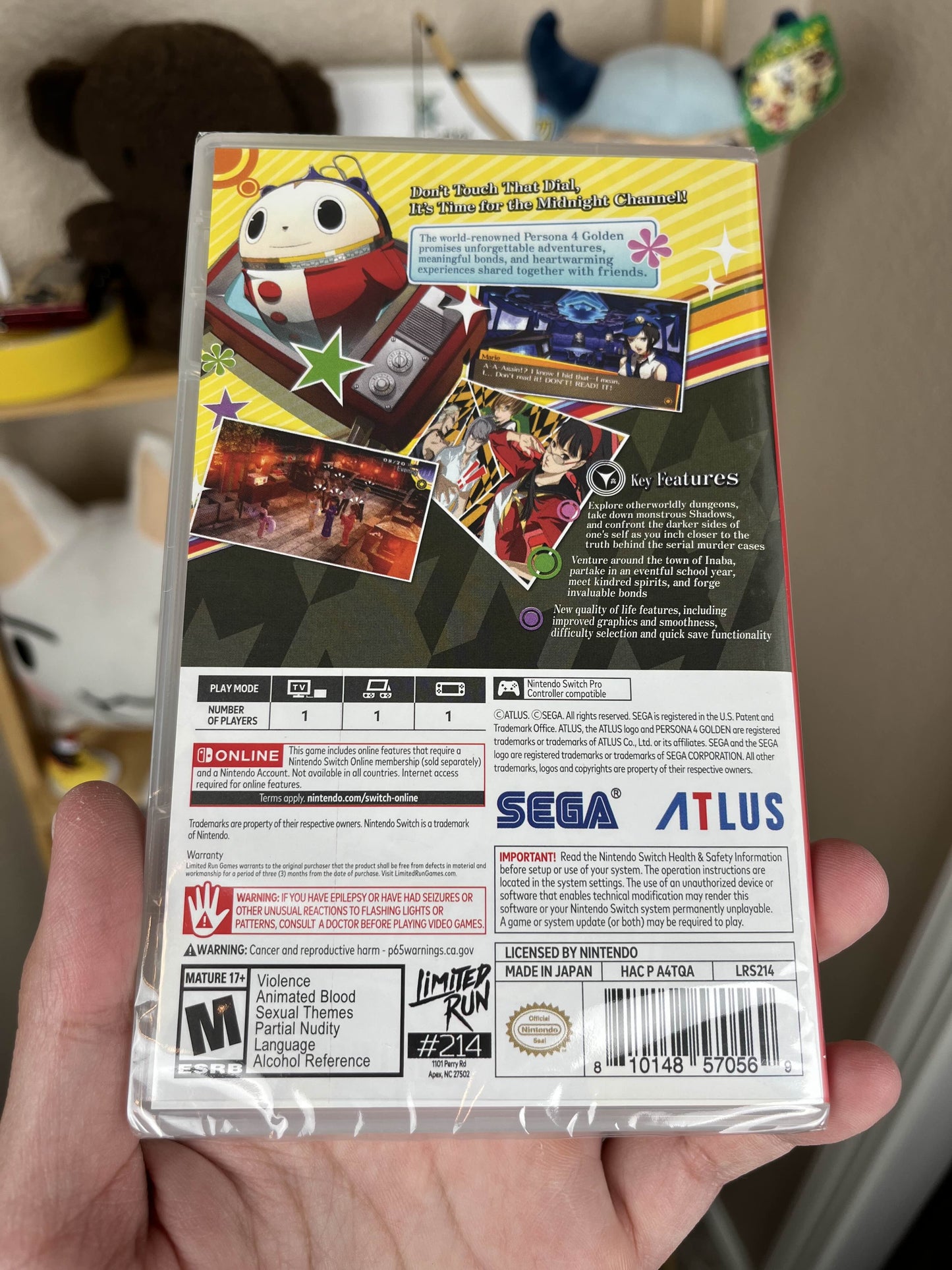 Persona 4 Golden Switch Sealed