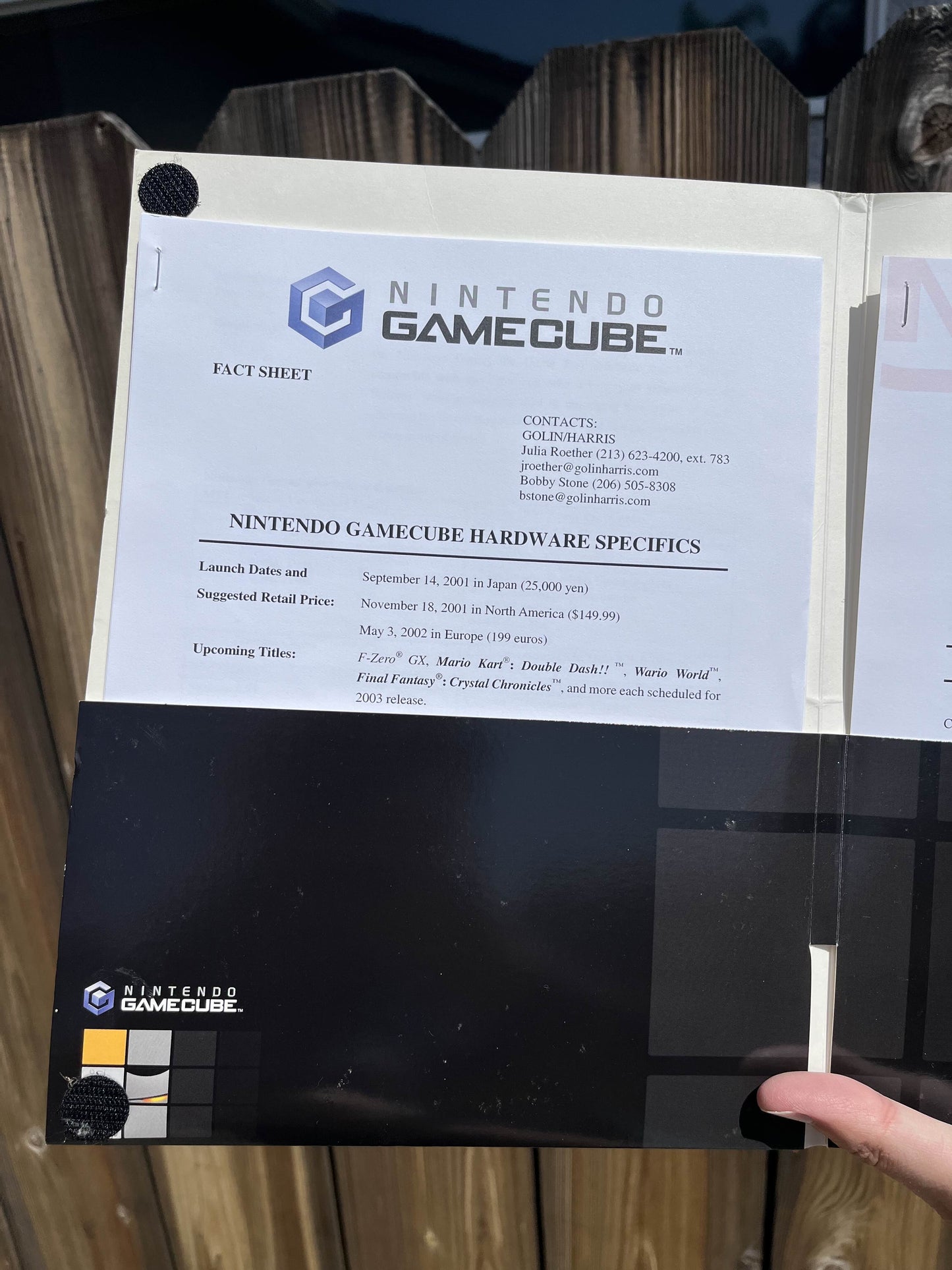 Nintendo E3 2002 Press Kit *Extremely Rare* Complete & Clean!