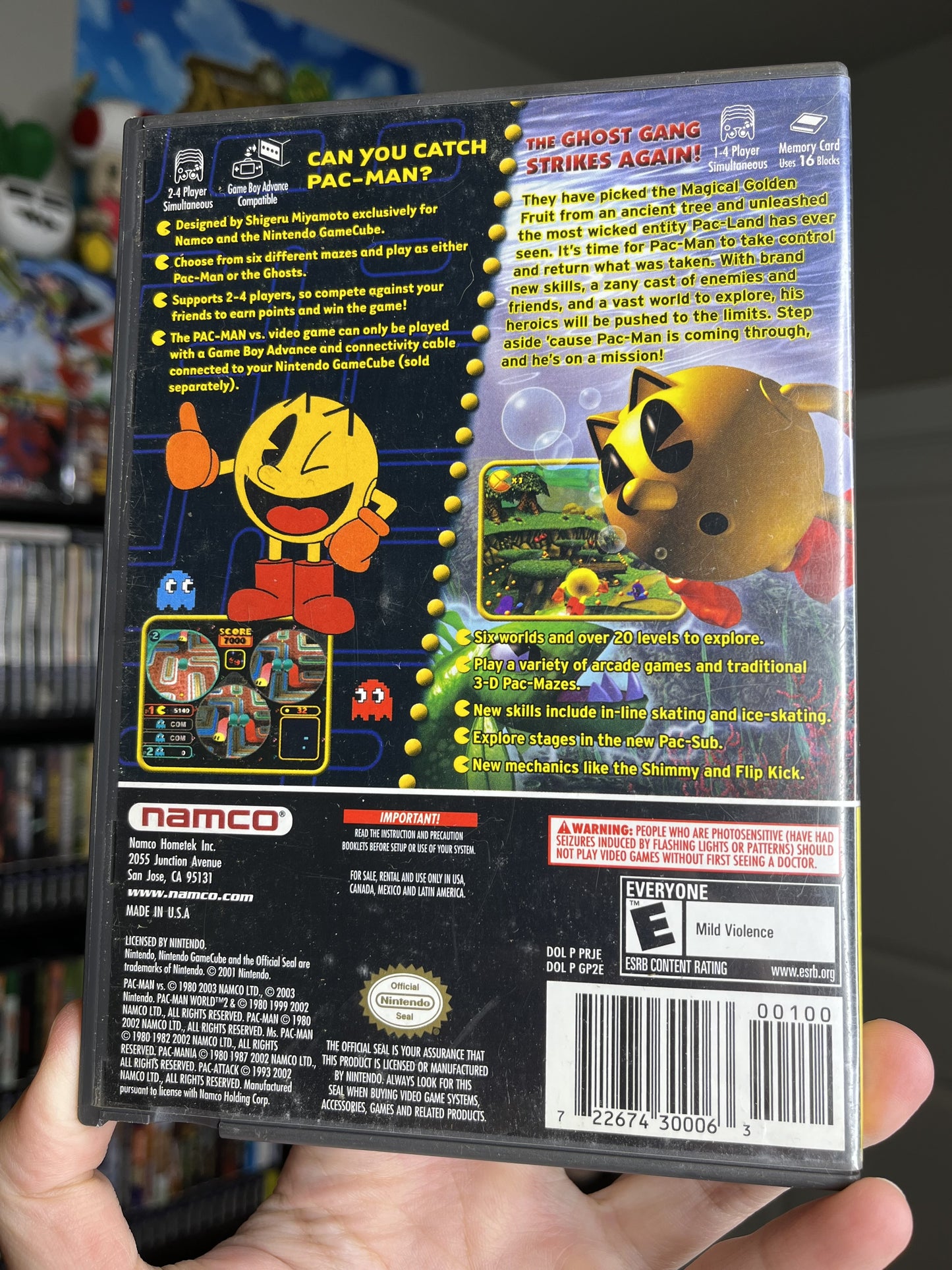 Pac-Man Vs. & Pac-Man World 2 GameCube CIB