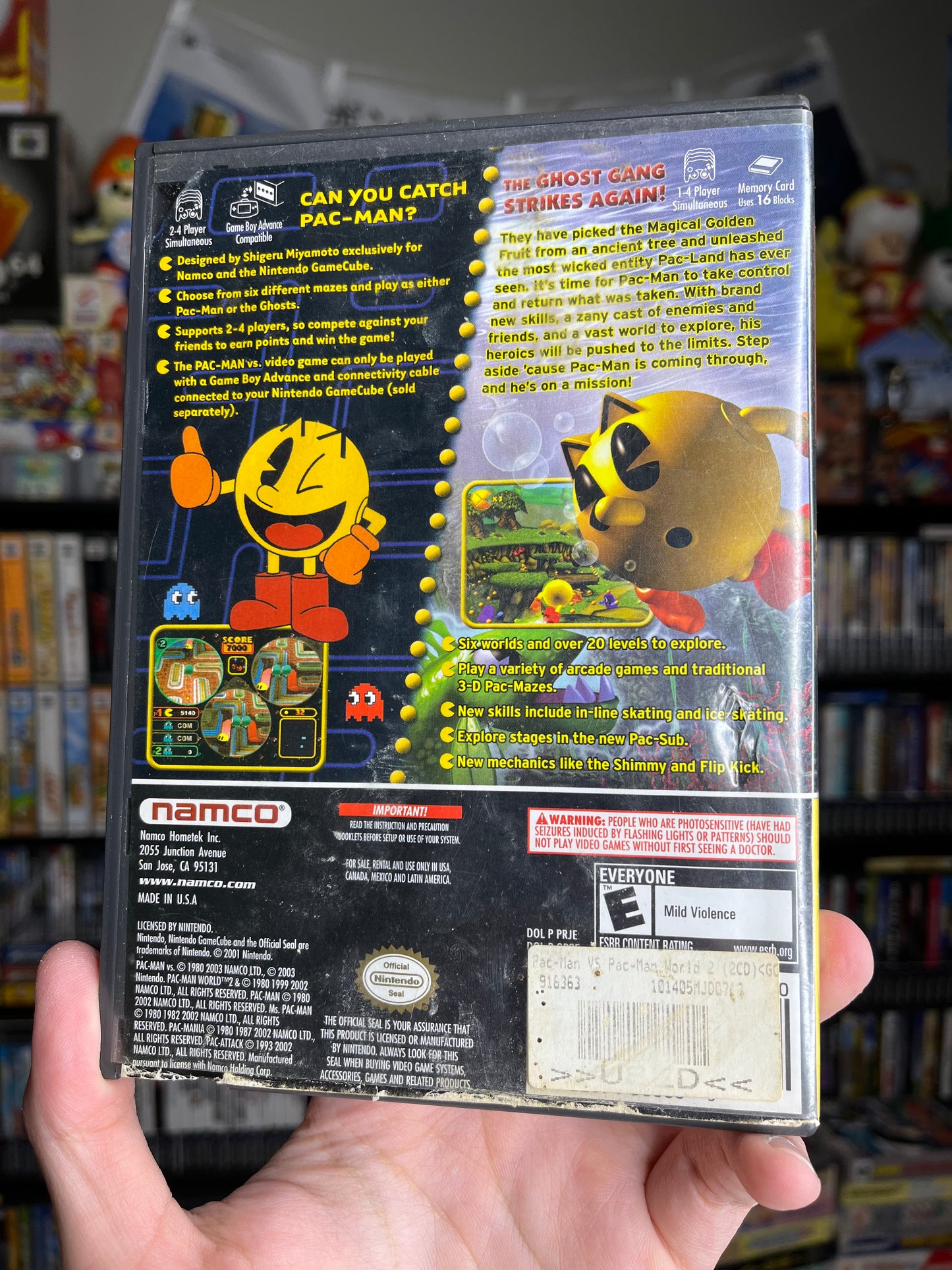 Pac-Man Vs. & Pac-Man World 2 GameCube