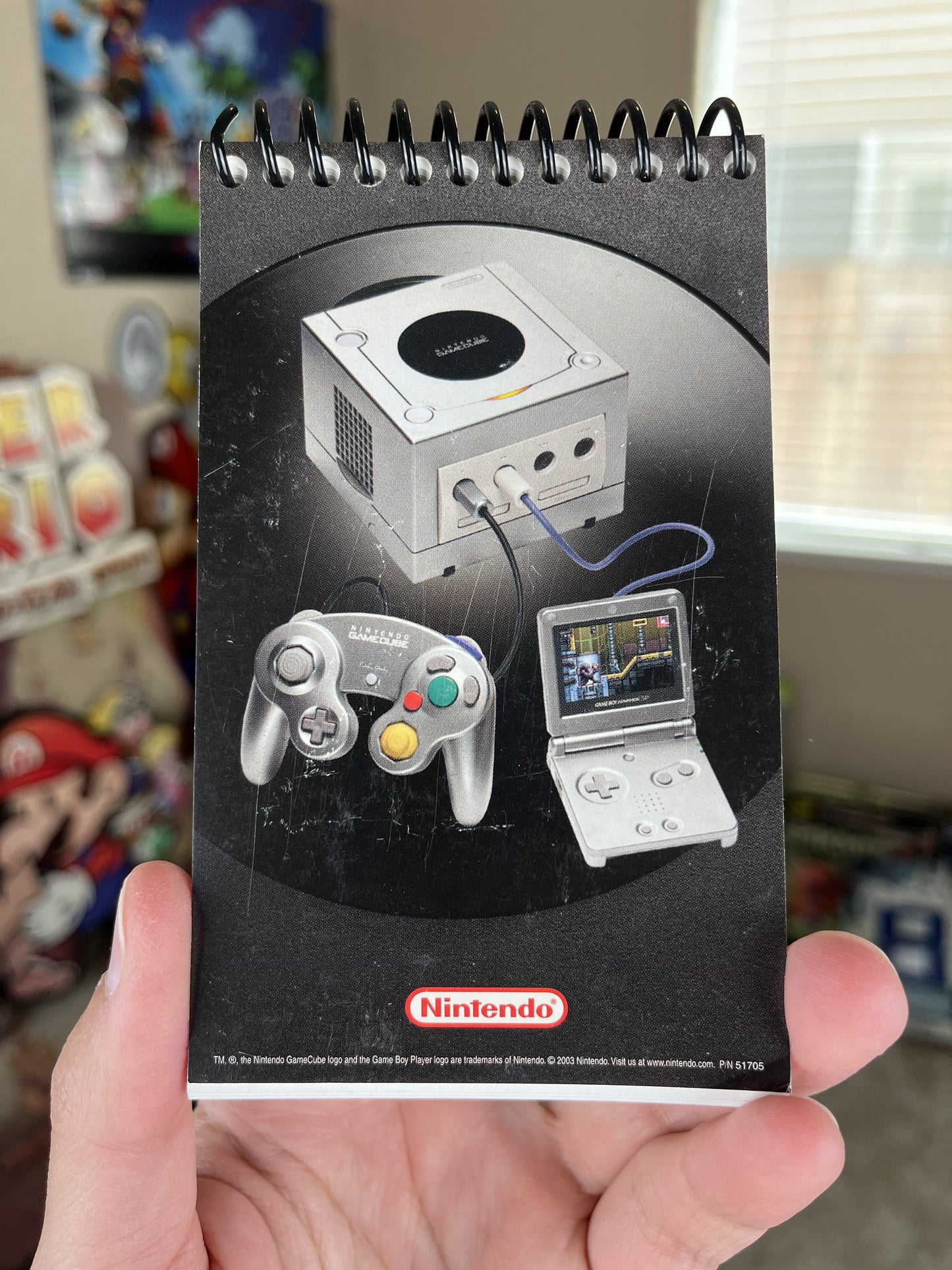 GameCube Gameboy Player Promotional Mini Notepad