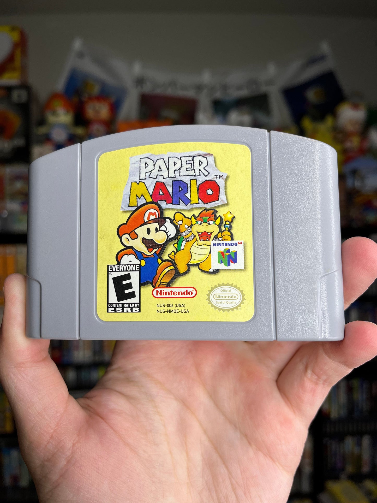 Paper Mario N64 Clean W/ Manual