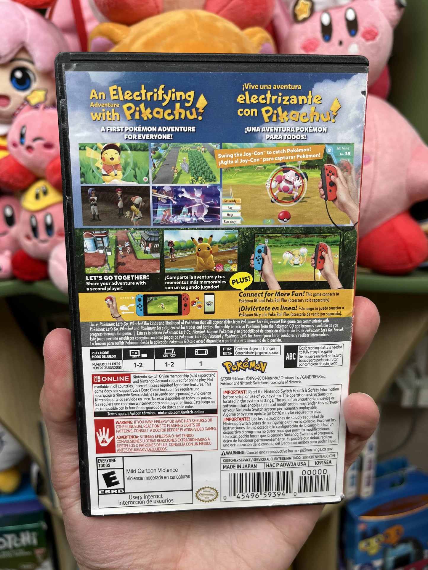 Pokemon Let's Go Pikachu Switch