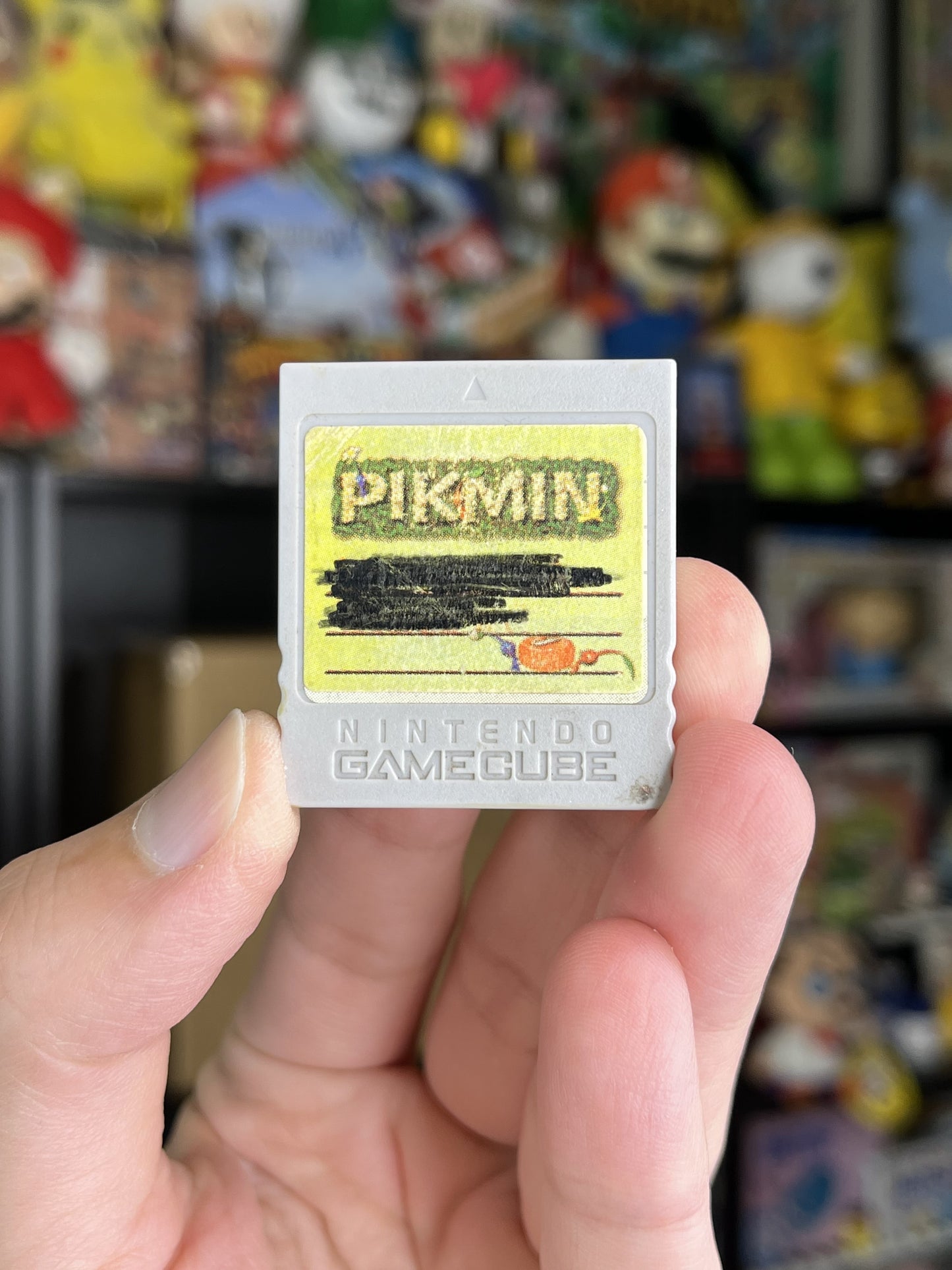 Pikmin GameCube Memory Card RARE Sticker