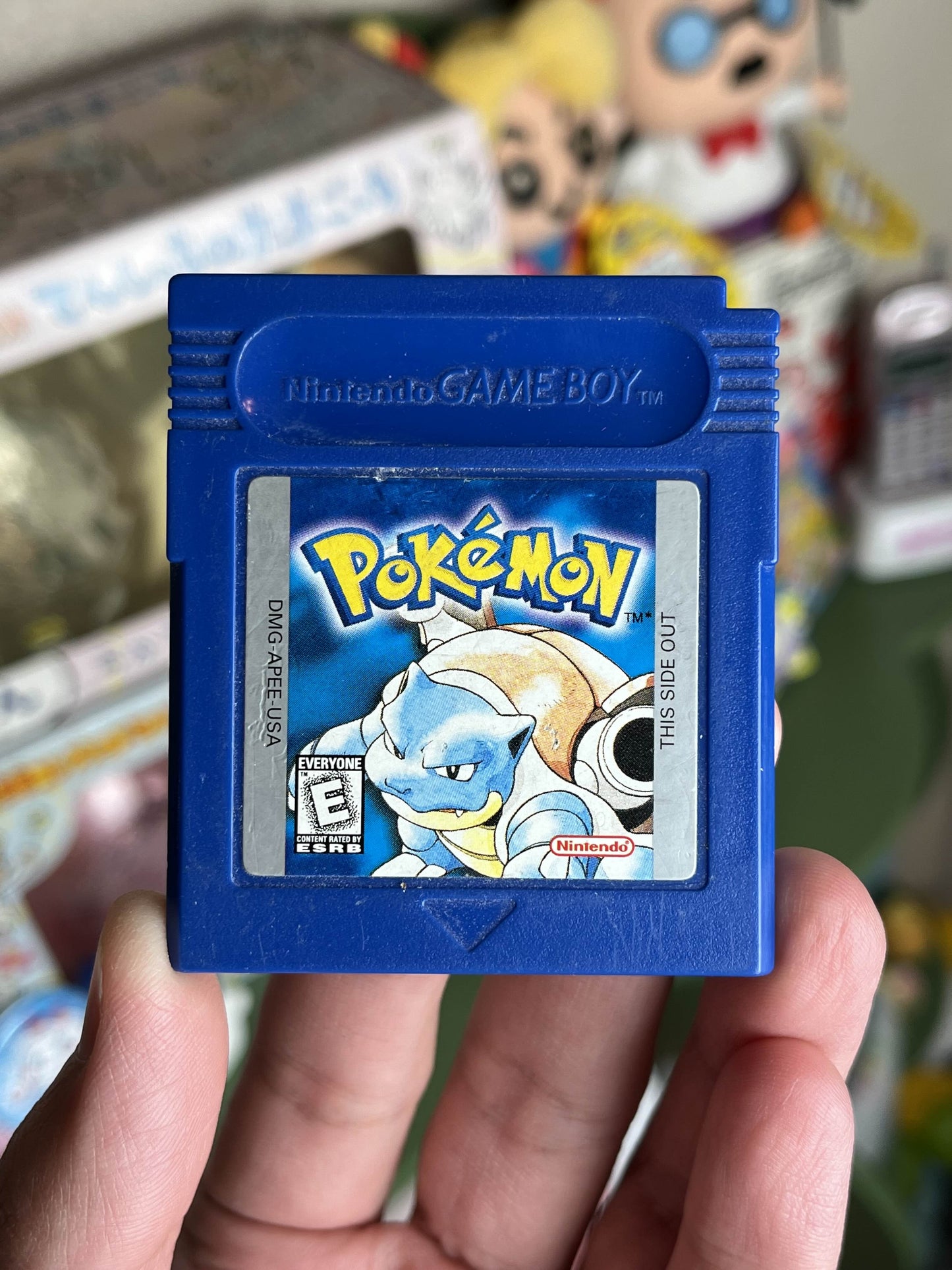 Pokemon Blue GameBoy Authentic Clean