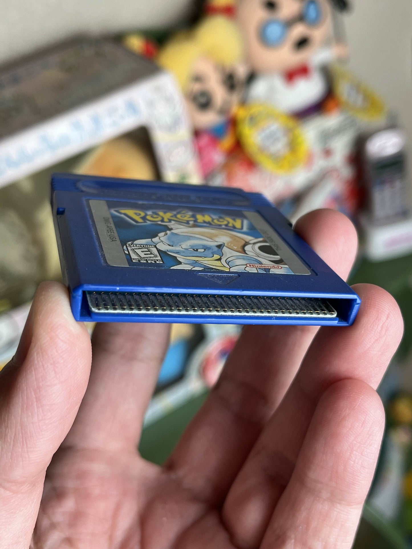 Pokemon Blue GameBoy Authentic Clean