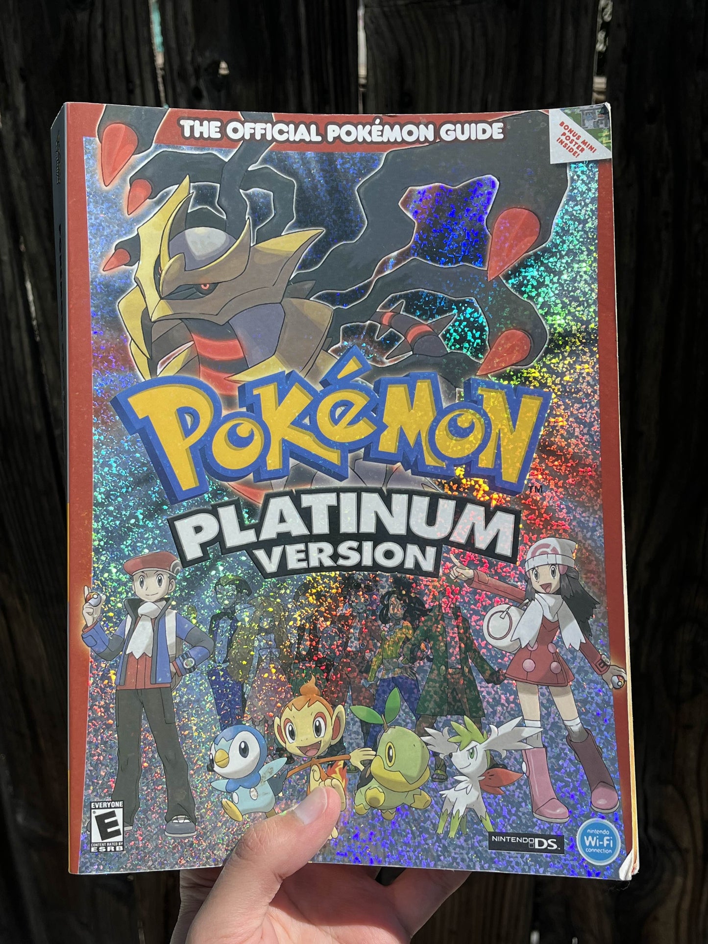 Pokemon Platinum Holographic Strategy Guide W/ Mini Poster