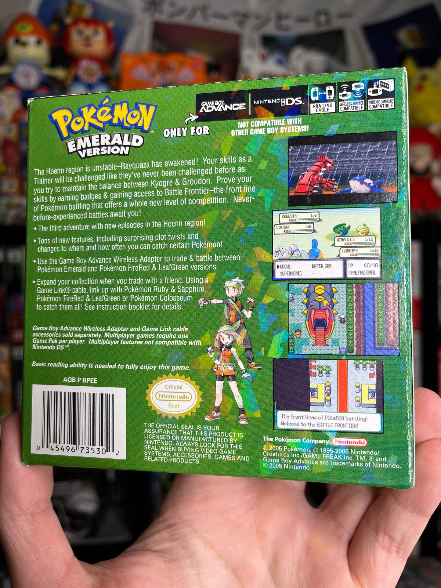 Pokemon Emerald GBA CIB Clean