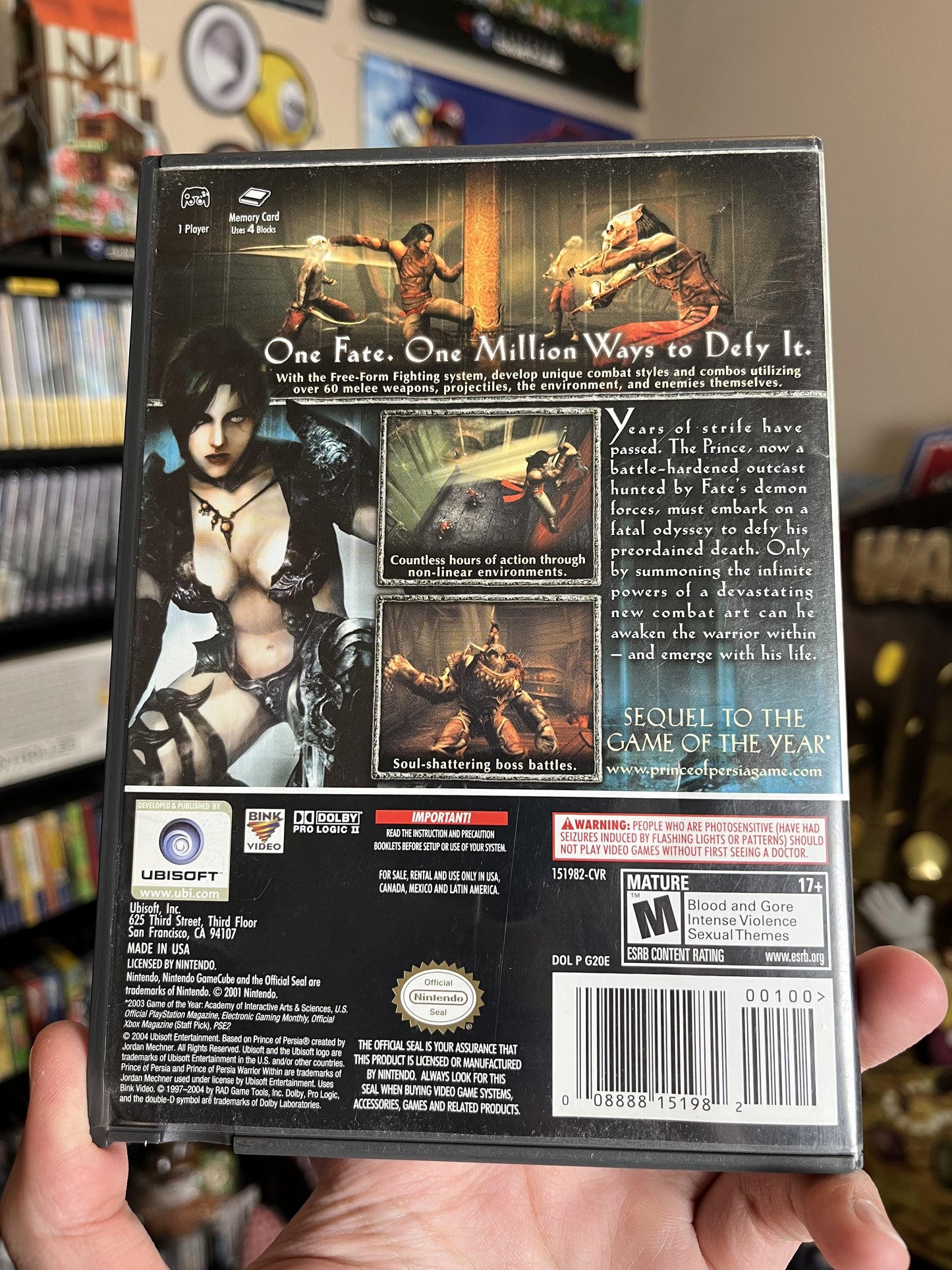 Prince of Persia Warrior Within GameCube CIB