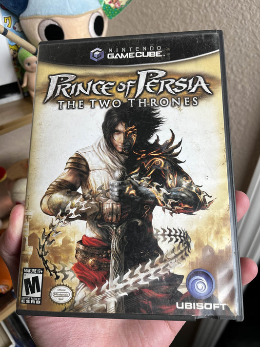 Prince of Persia The Two Thrones GameCube CIB Clean disc