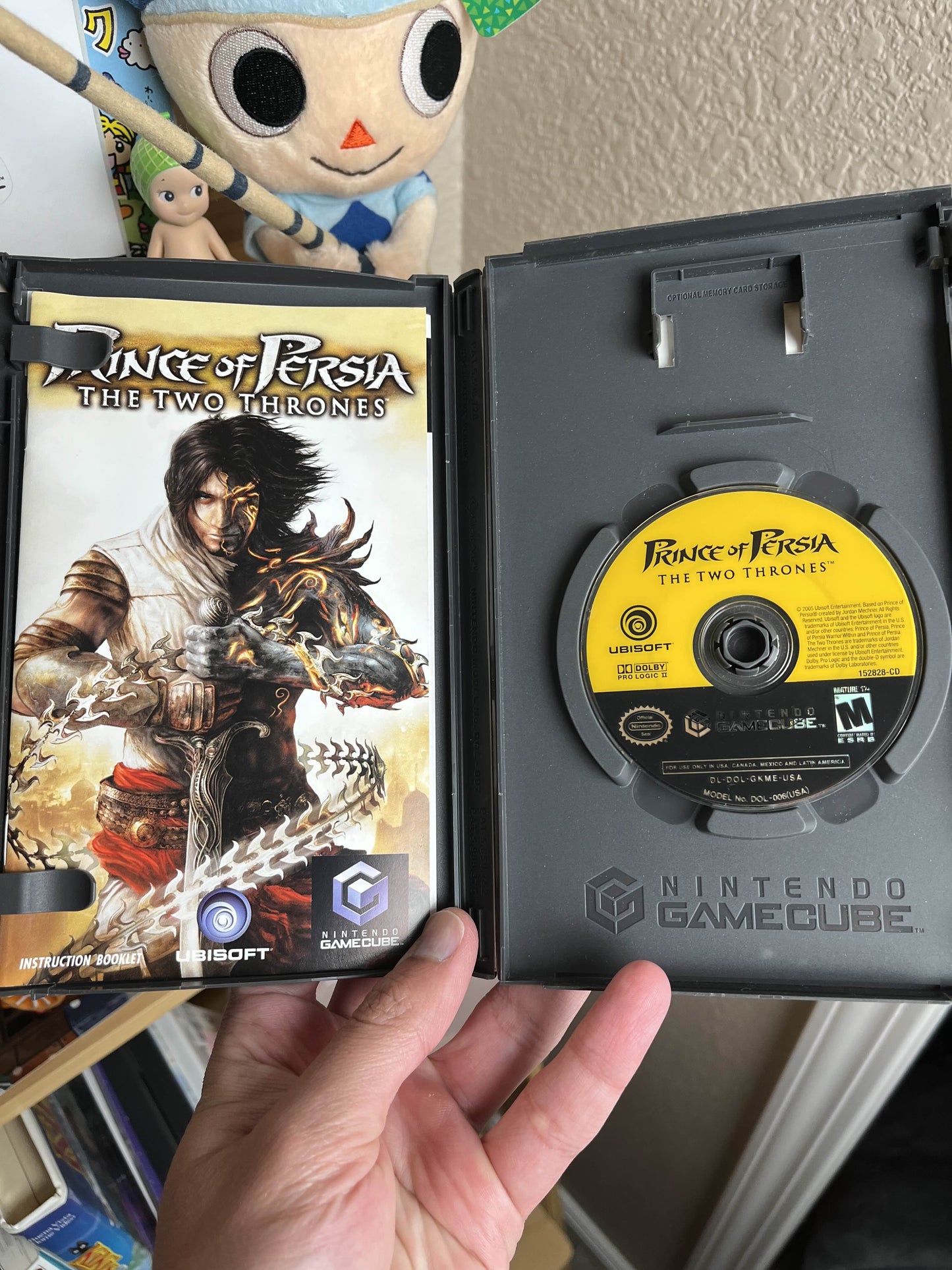 Prince of Persia The Two Thrones GameCube CIB Clean disc