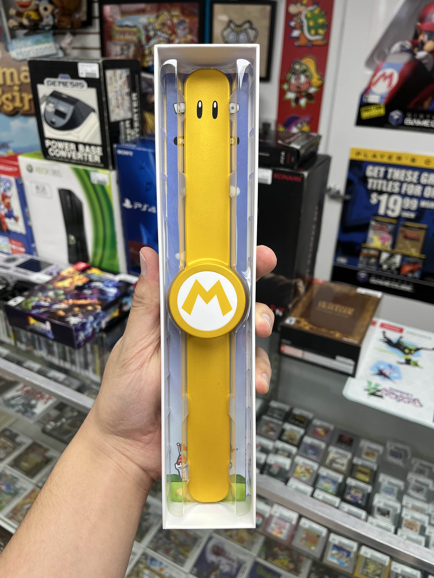Nintendo World Japan Gold Power-Up Band