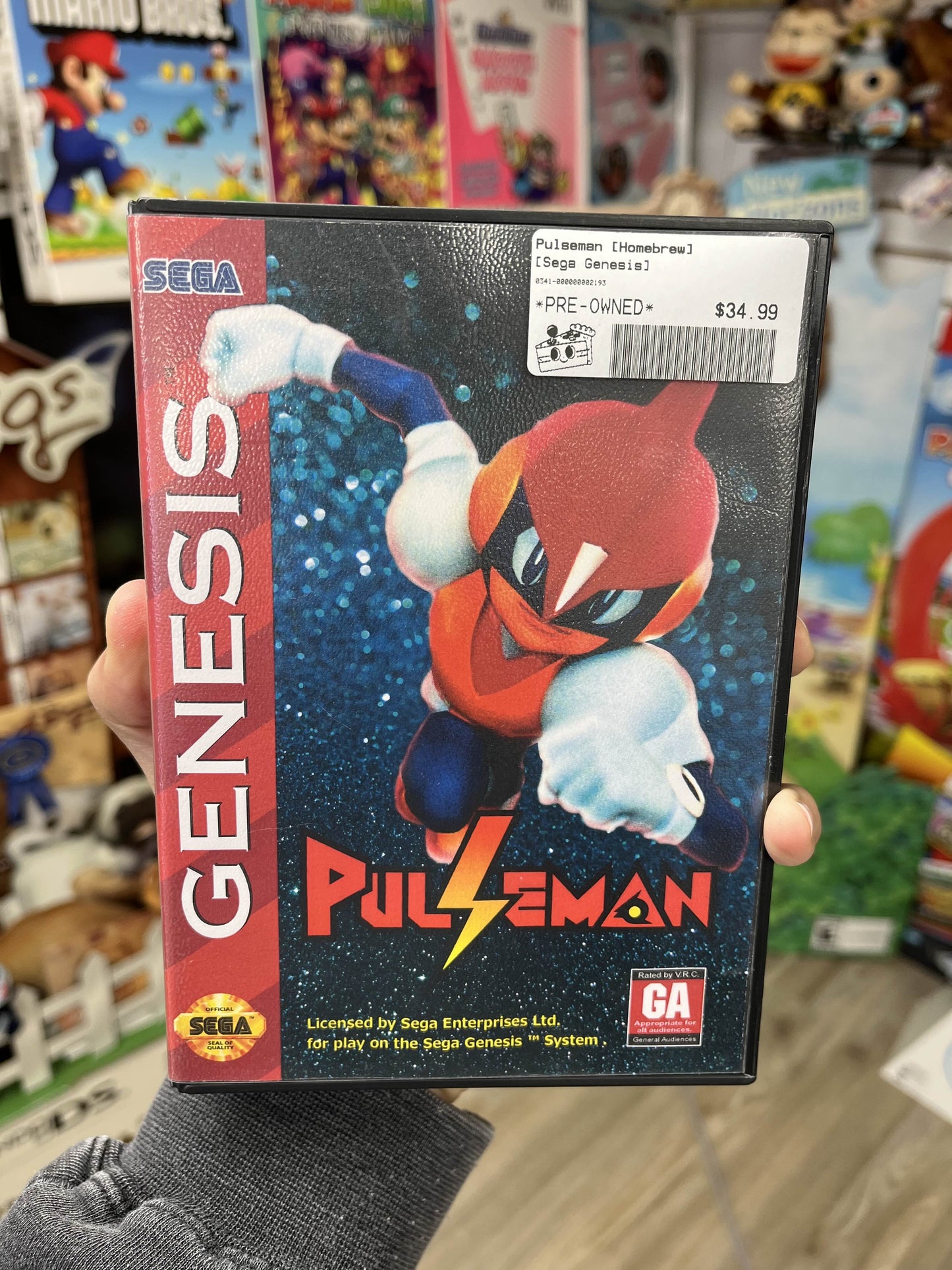 Pulseman Sega Genesis Homebrew