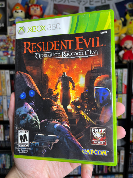 Resident Evil Operation Raccoon City Xbox 360 CIB