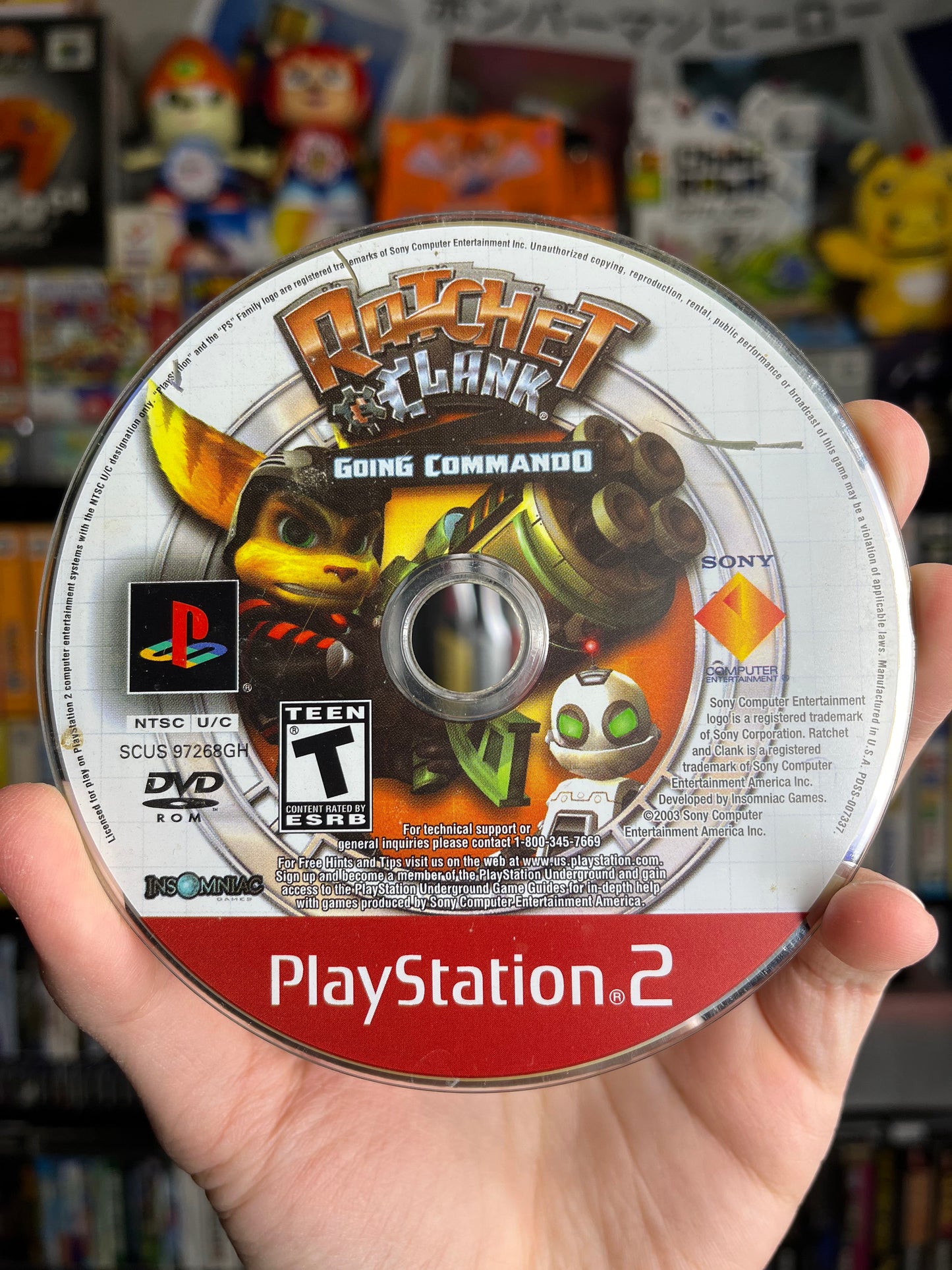 Ratchet & Clank Going Commando PS2 Disc Only