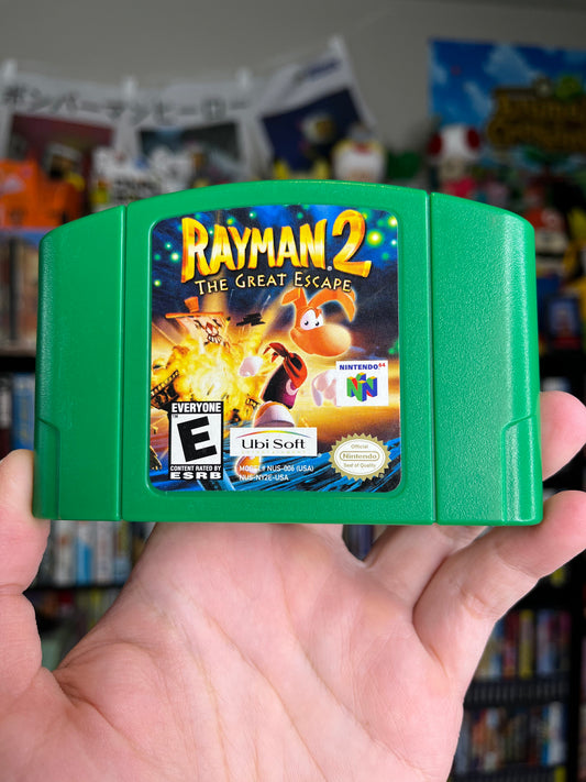 Rayman 2 The Great Escape N64 Clean Authentic