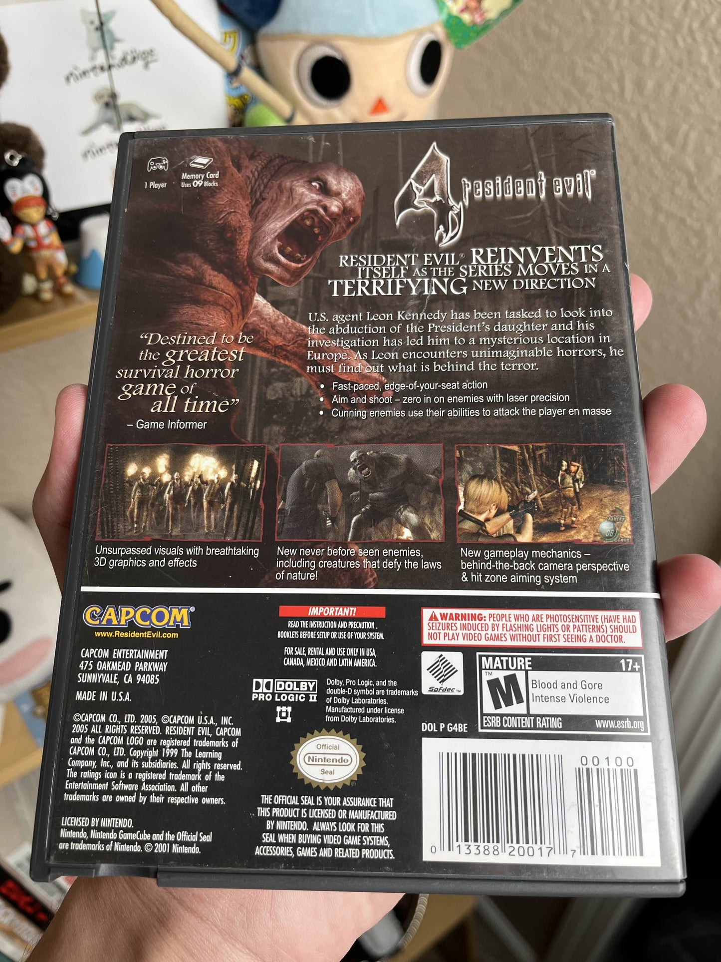 Resident Evil 4 GameCube CIB Clean