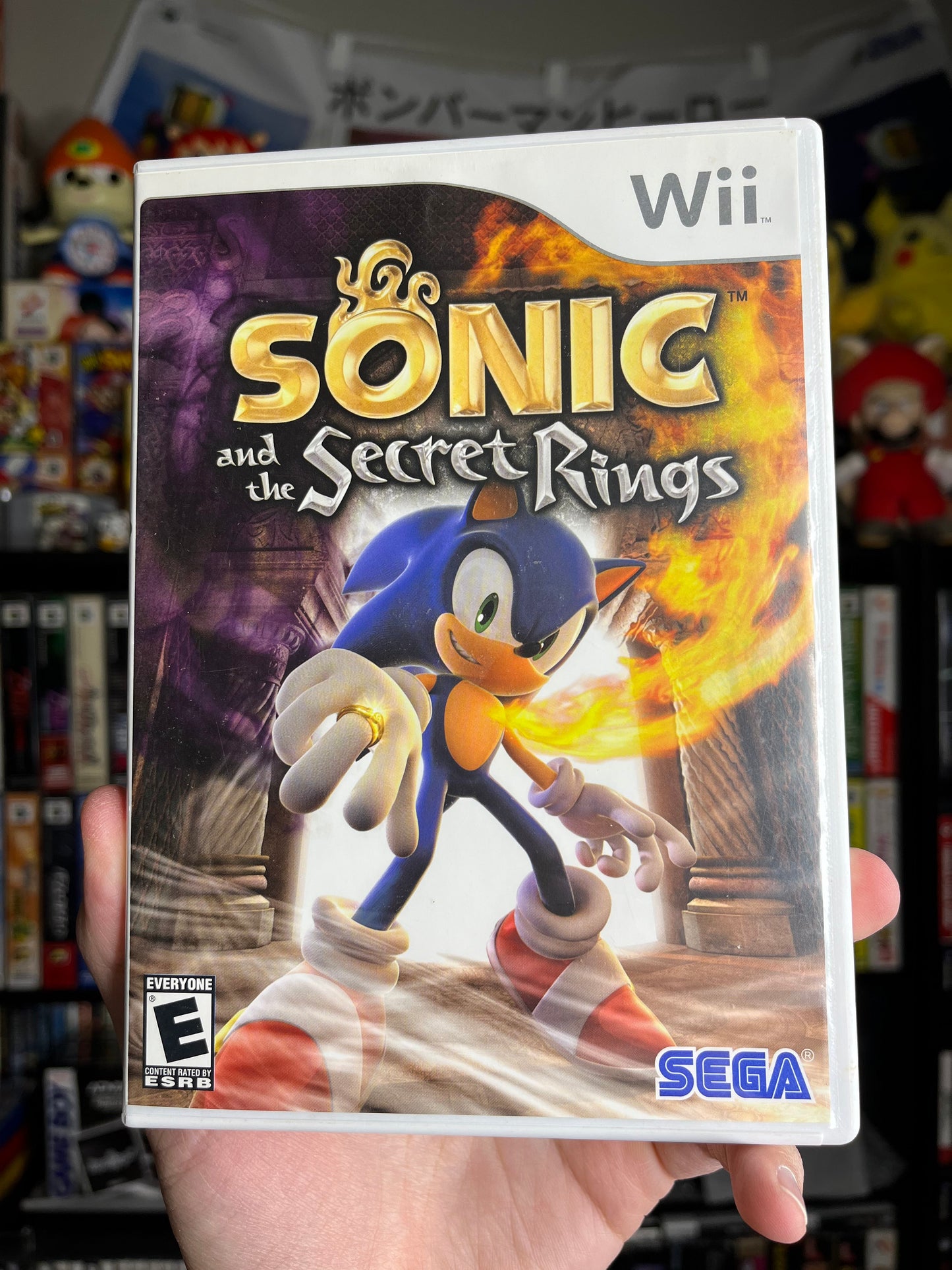 Sonic and the Secret Rings Wii CIB