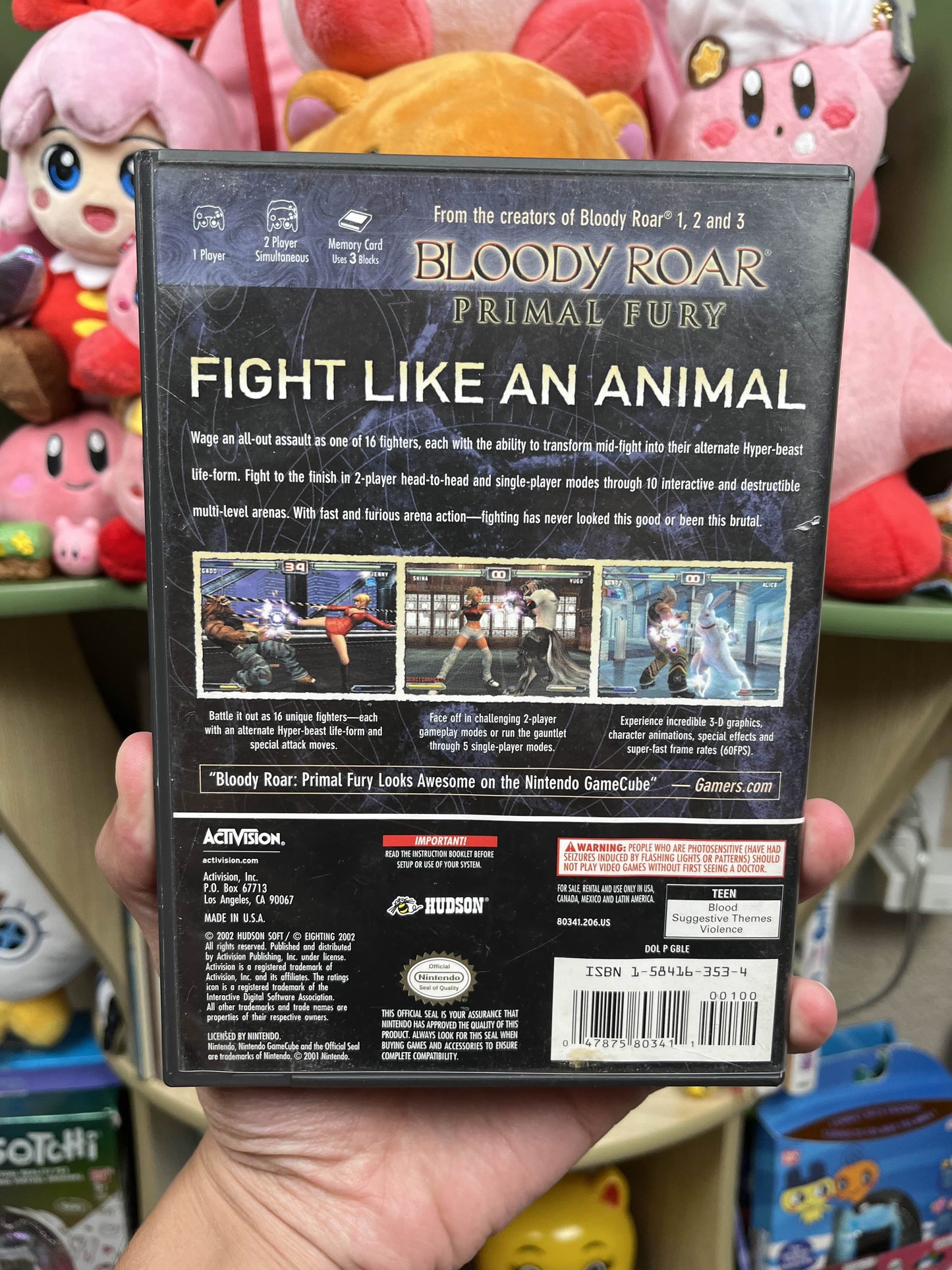 Bloody Roar Primal Fury GameCube CIB Clean