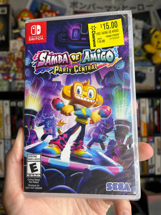 Samba De Amigo Party Central Nintendo Switch Sealed