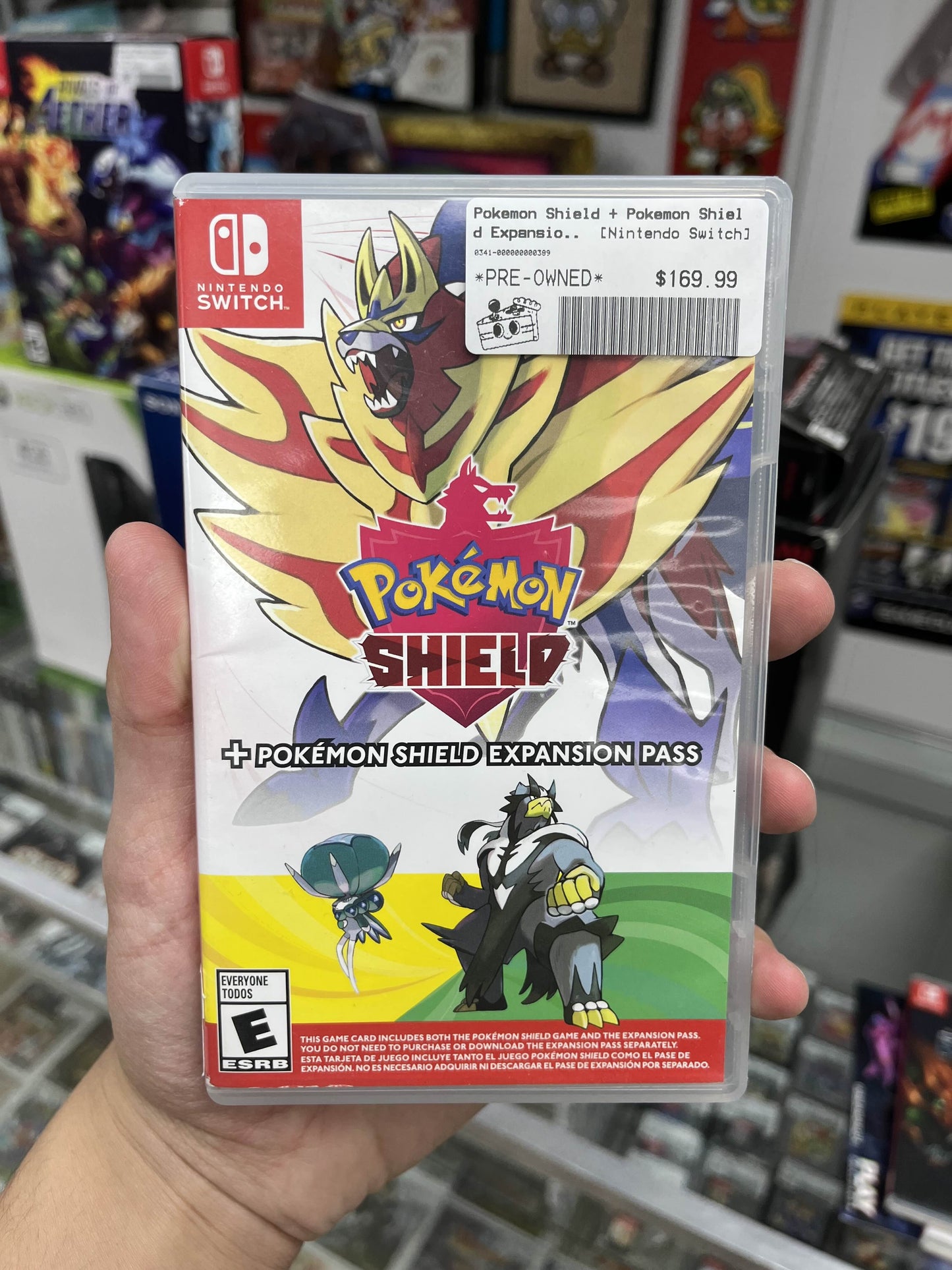 Pokemon Shield + Shield Expansion Pack Switch