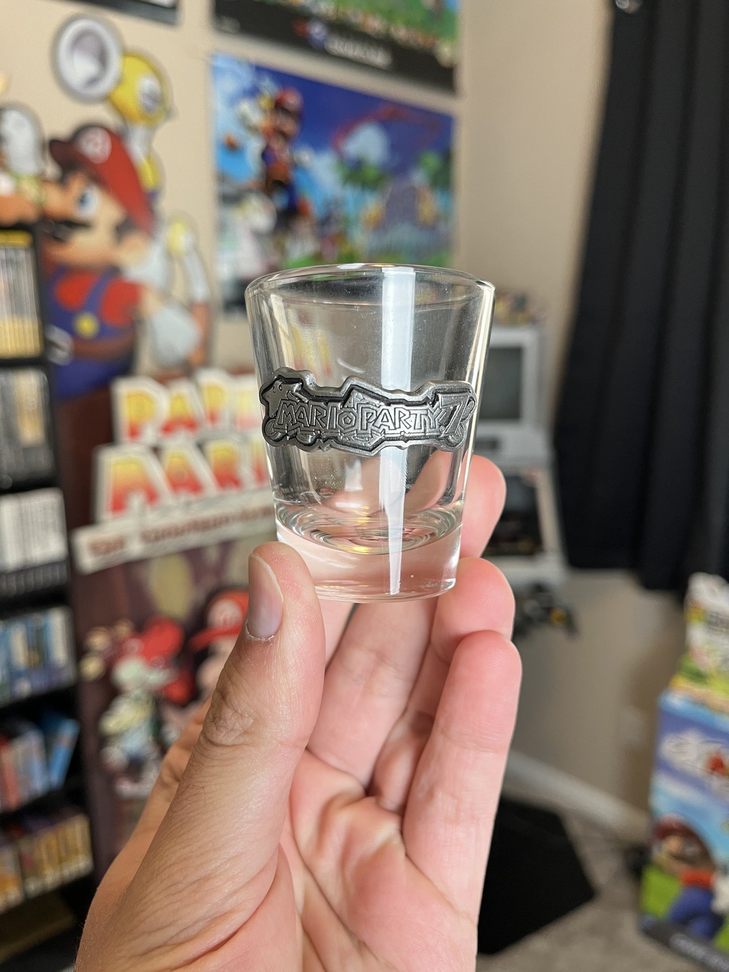 Mario Party 7 Promo Shot Glass Rare