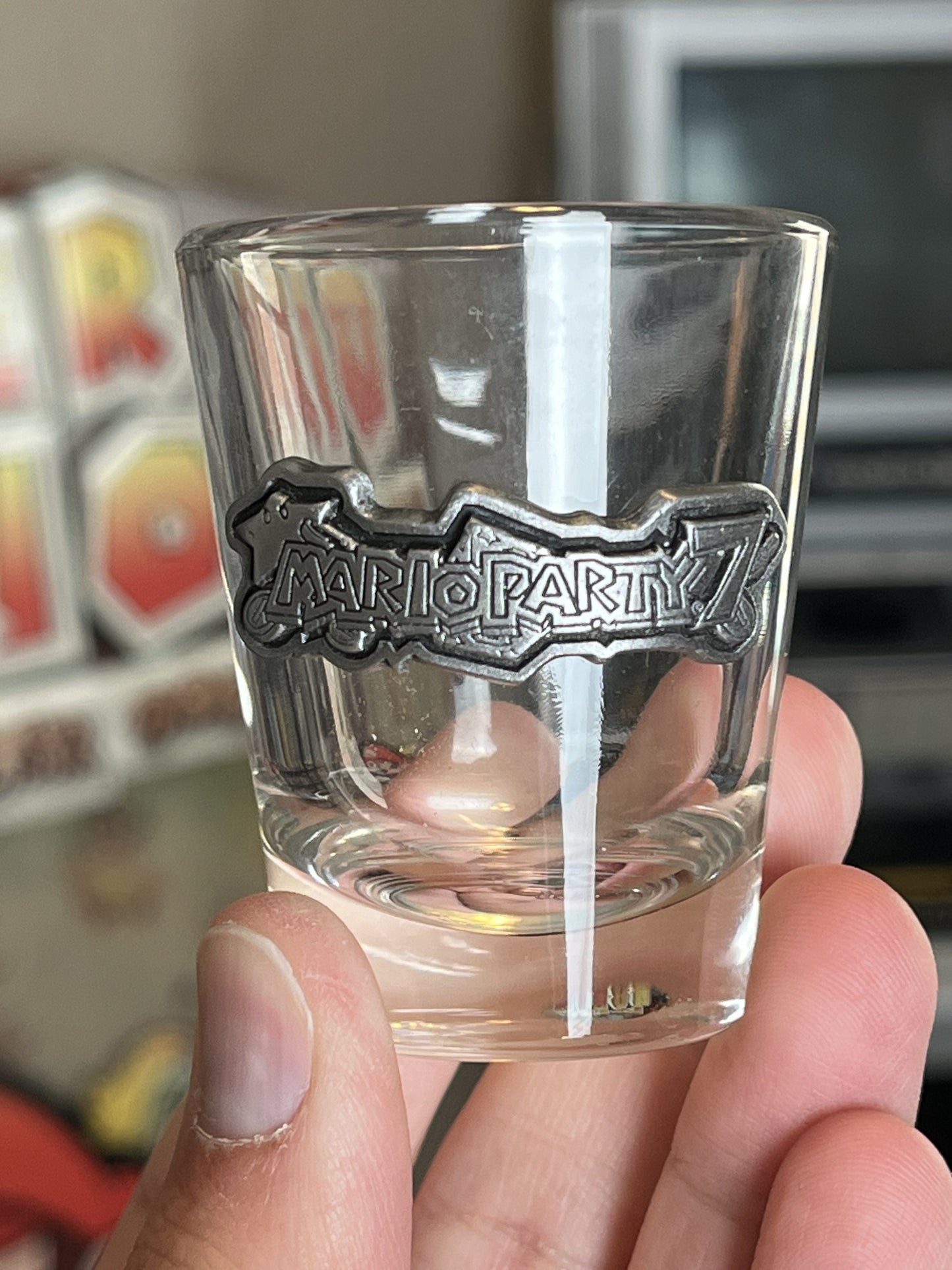 Mario Party 7 Promo Shot Glass Rare