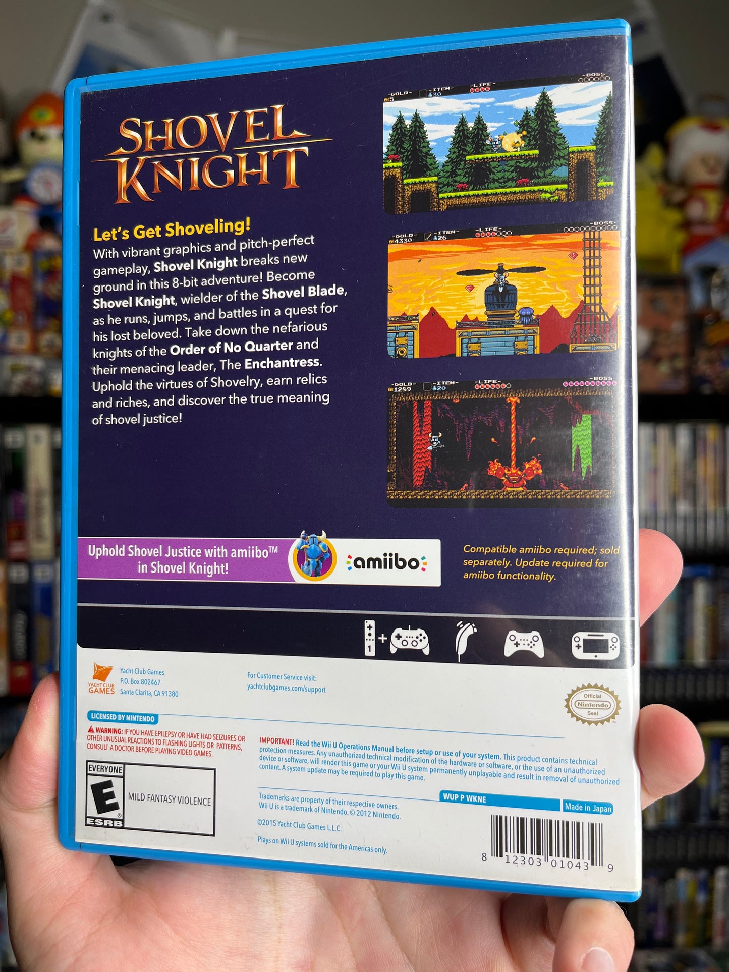 Shovel Knight Wii U CIB