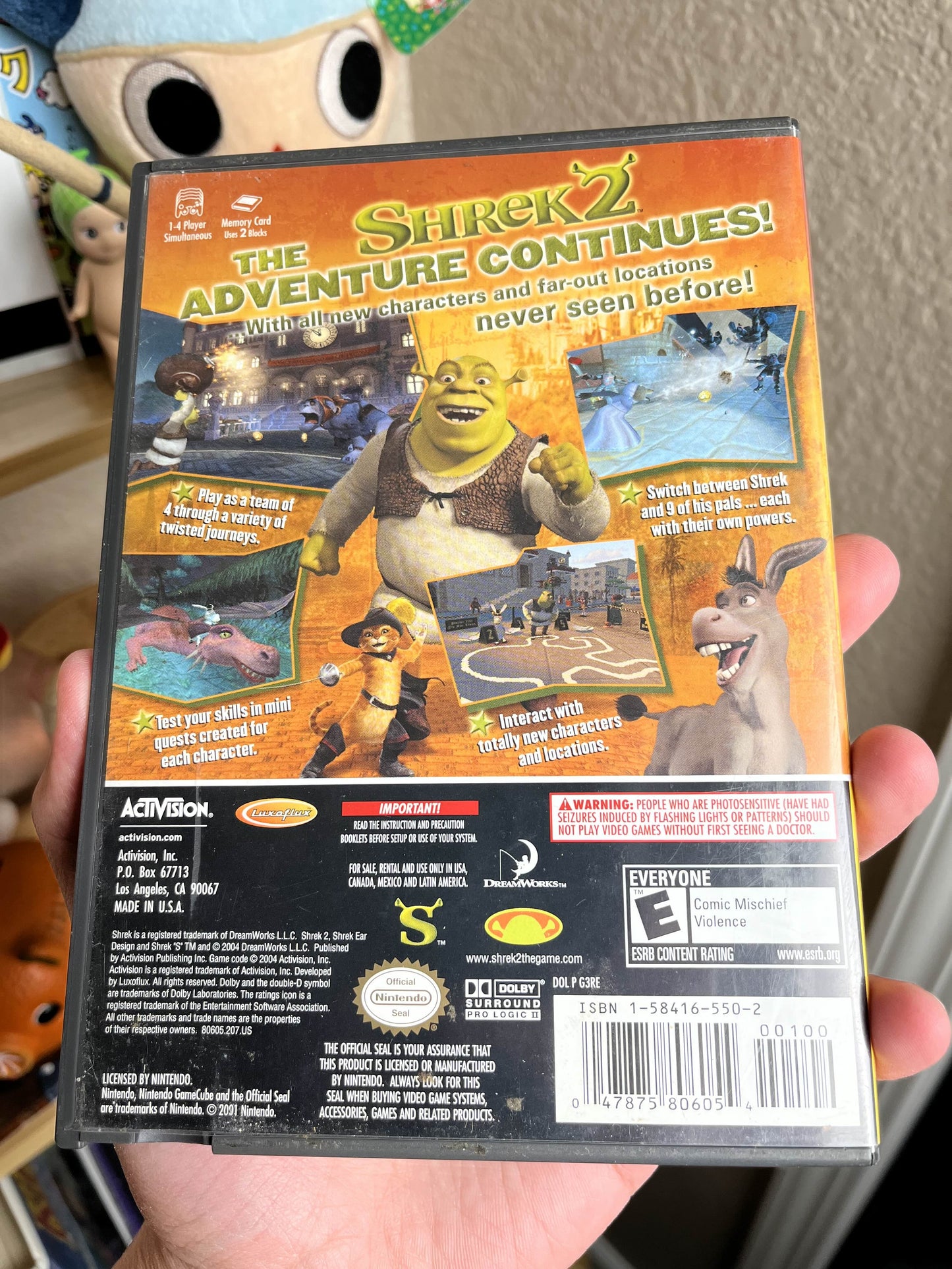 Shrek 2 GameCube CIB Clean