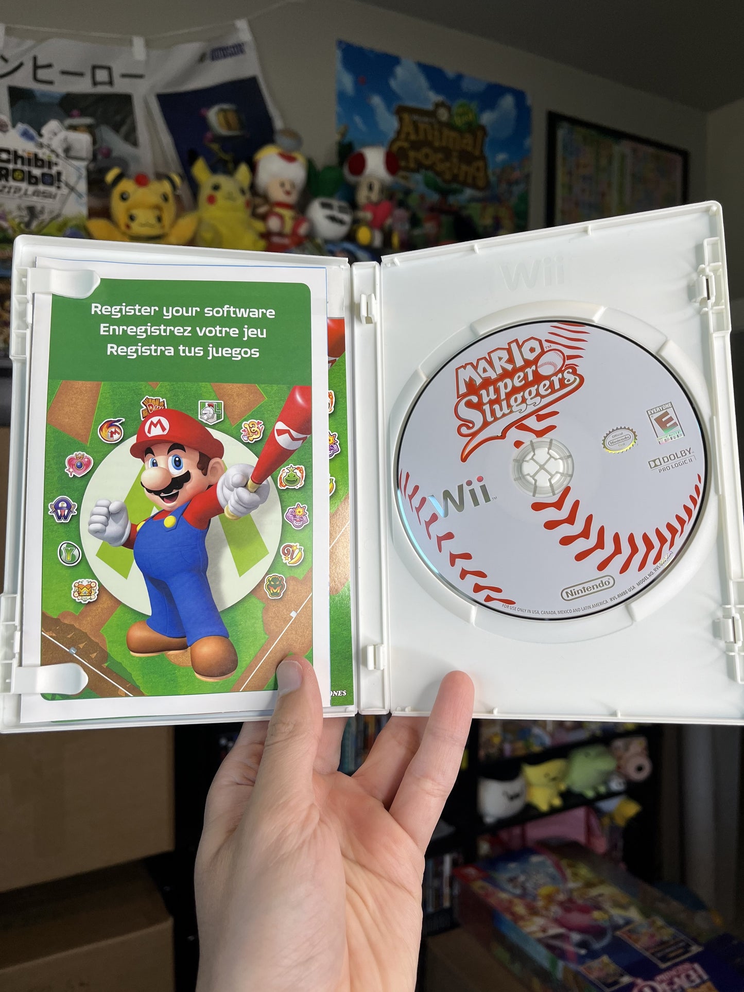 Super Mario Sluggers Wii CIB Clean