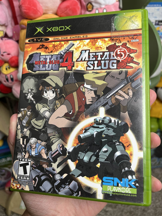 Metal Slug 4 + 5 Xbox CIB Clean