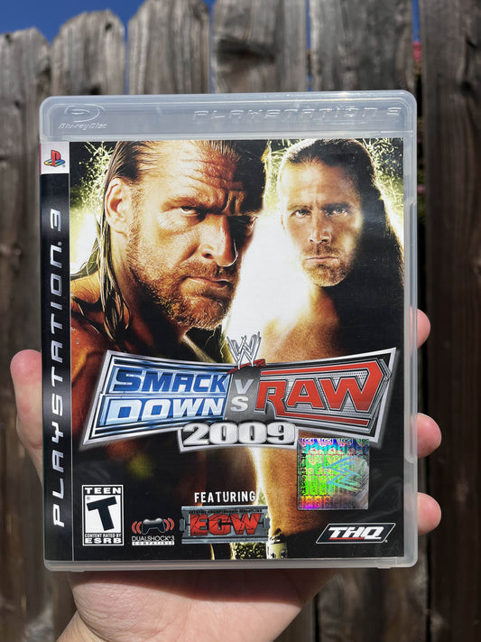 Smackdown Vs. Raw 2009 PS3 CIB Clean