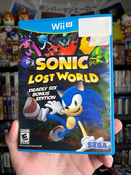 Sonic Lost World Wii U CIB Holo Cover