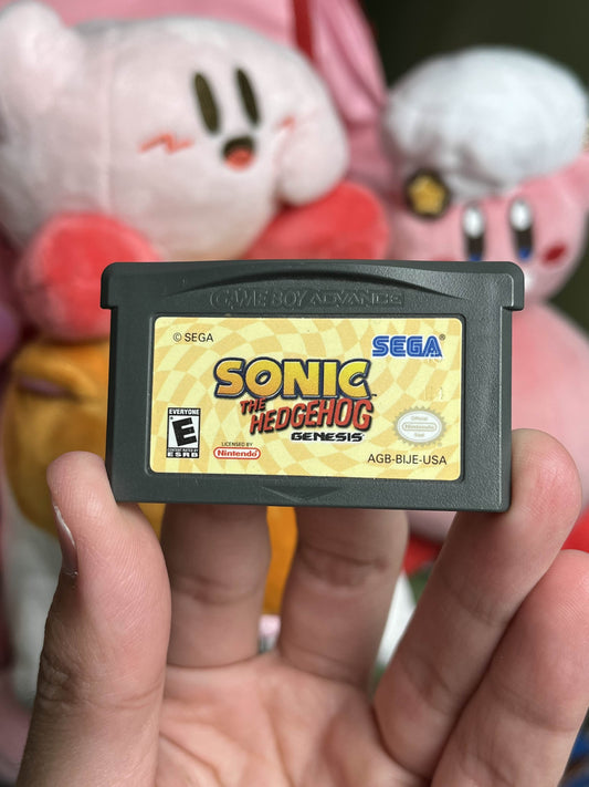 Sonic The Hedgehog GBA Authentic Clean