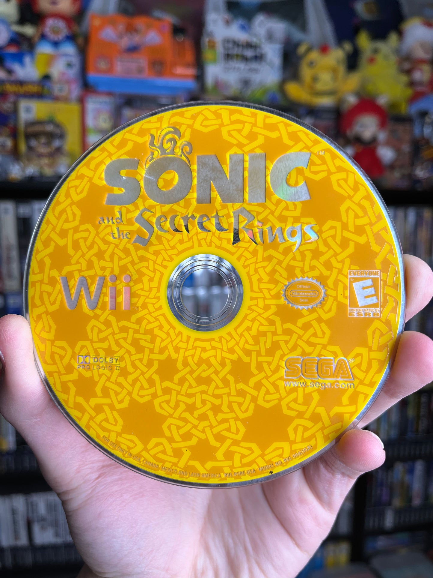 Sonic and the Secret Rings Nintendo Wii Disc Only