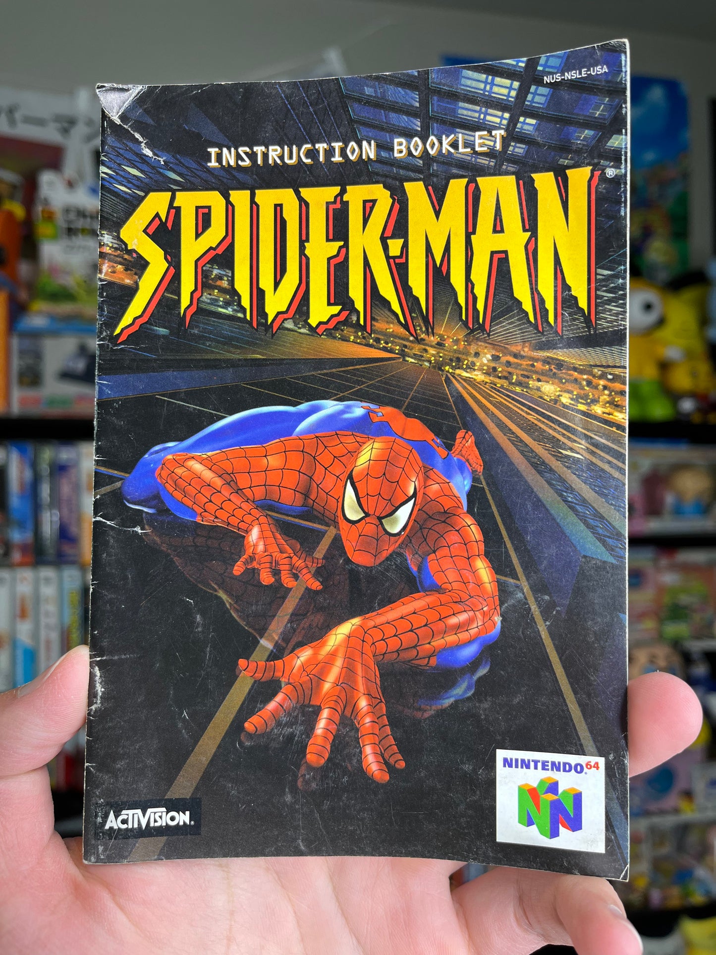 Spider-Man N64 Clean Authentic W/ Manual