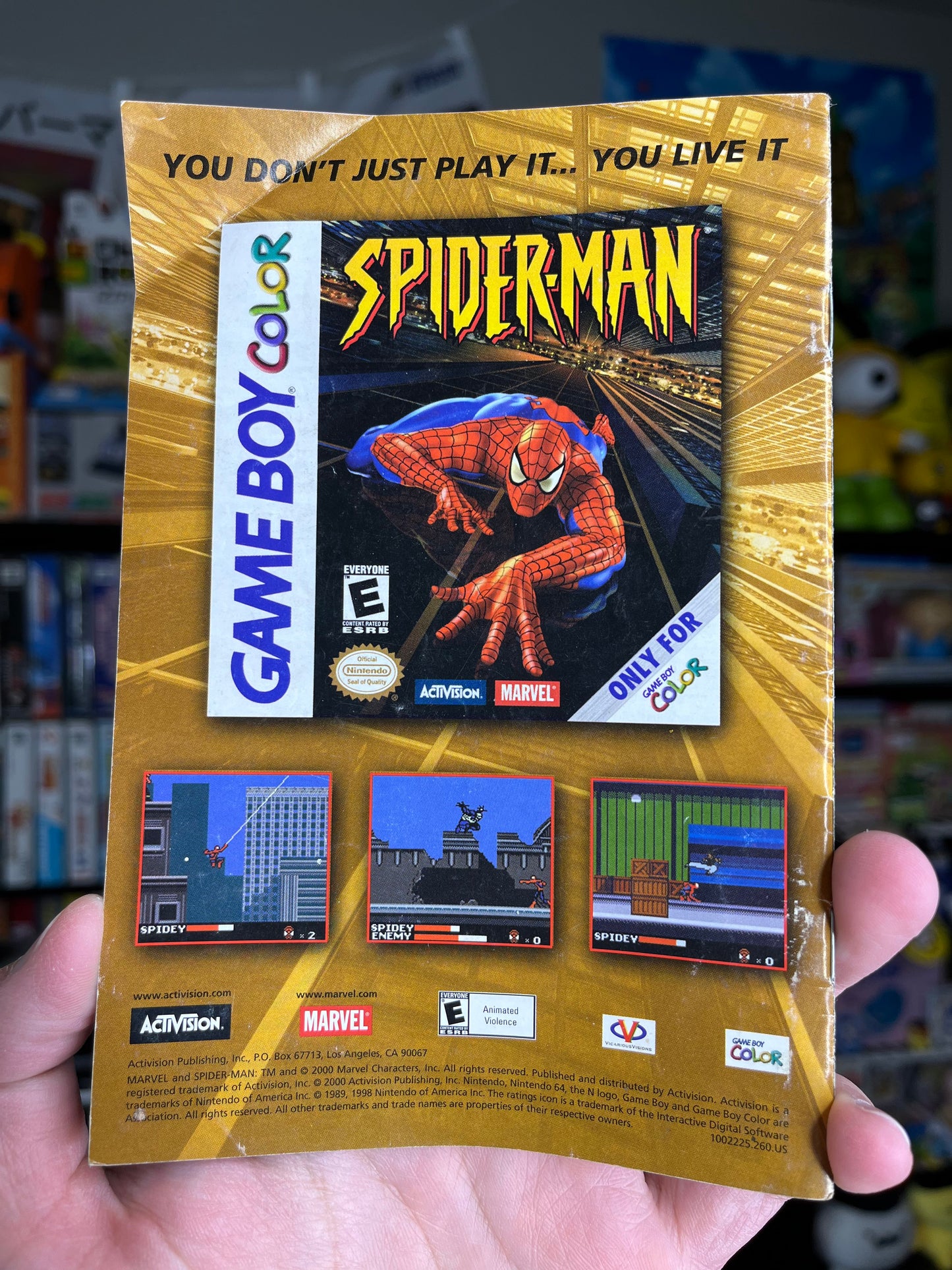 Spider-Man N64 Clean Authentic W/ Manual