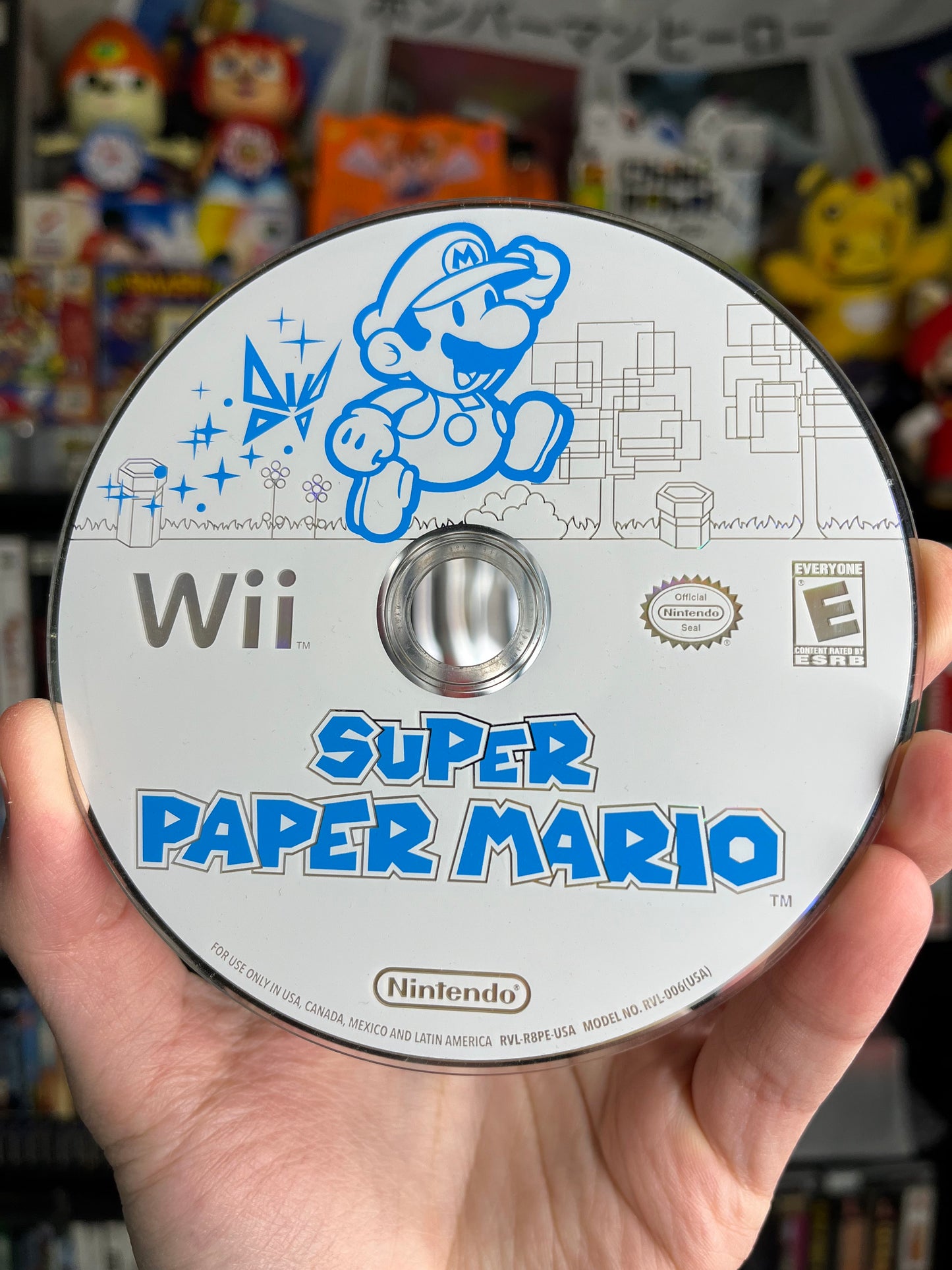 Super Paper Mario Nintendo Wii Disc Only