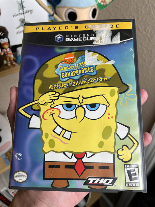 Spongebob Squarepants Battle for Bikini Bottom GameCube CIB Clean