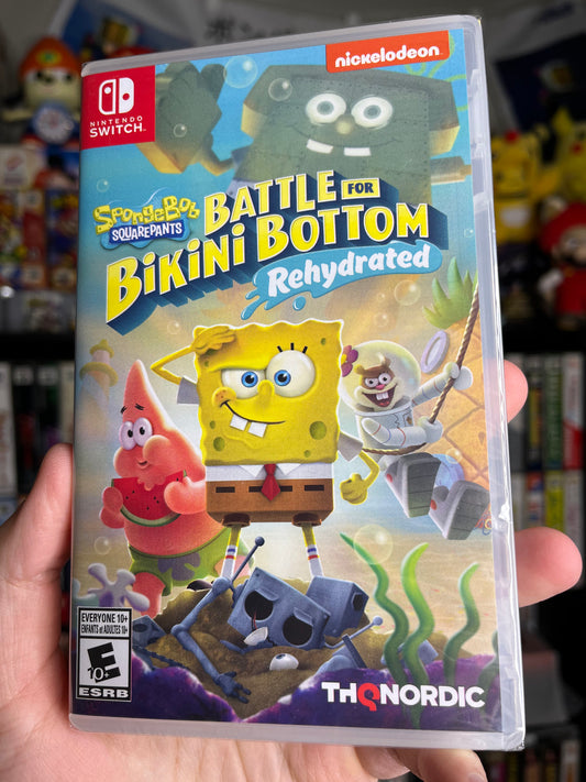 Spongebob Battle for Bikini Bottom Rehydrated Nintendo Switch SEALED